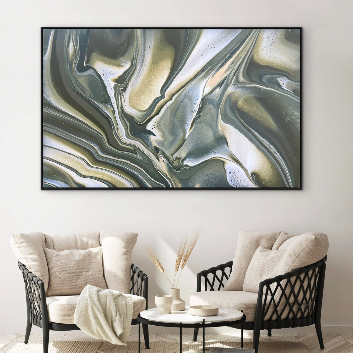 Sage 160cm x 100cm Abstract Art Painting
