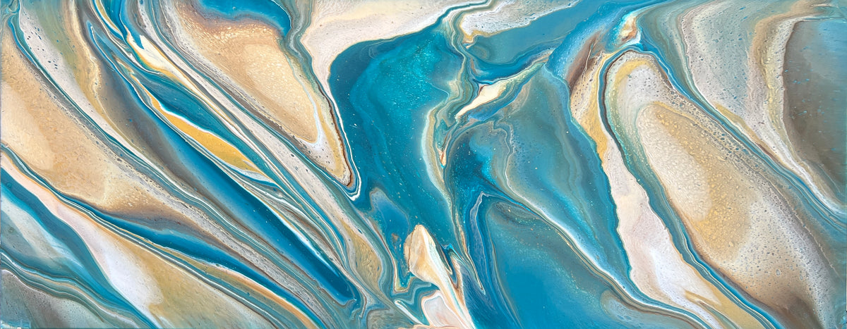 Southern Coast 200cm x 80cm Abstract Art Painting