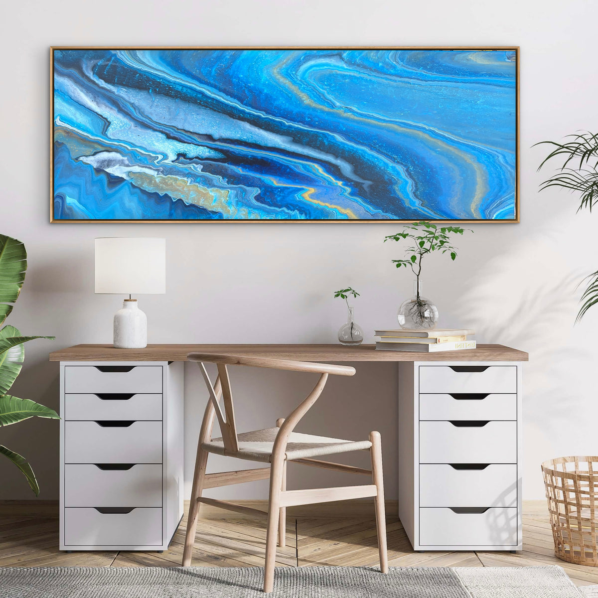 Ripple 160cm x 60cm Abstract Art Painting