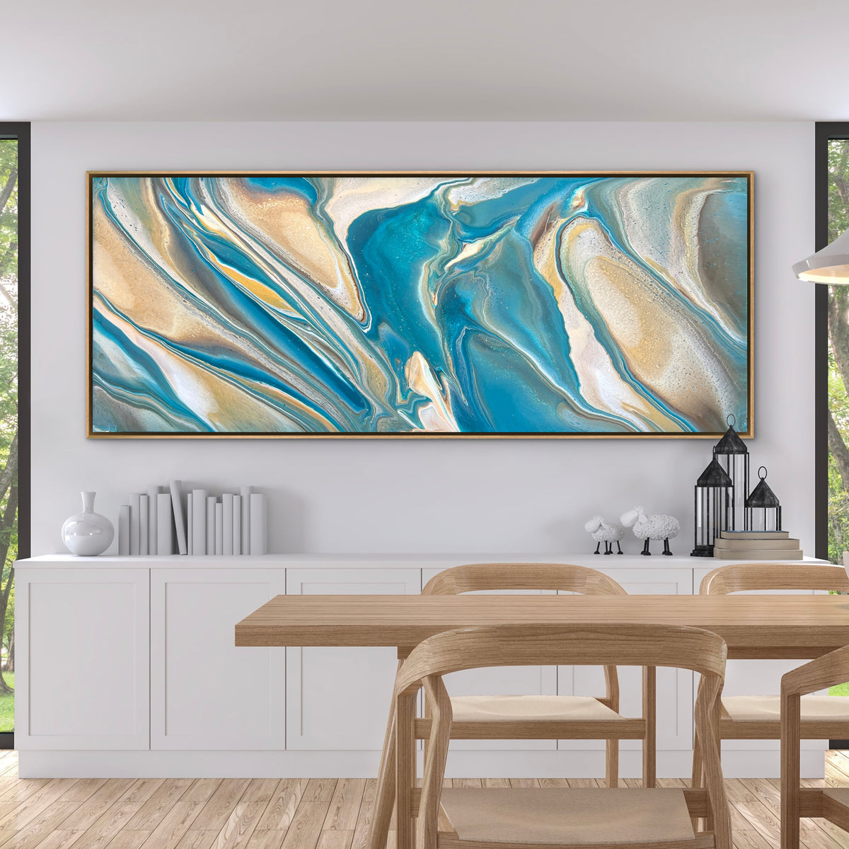 Southern Coast 200cm x 80cm Abstract Art Painting