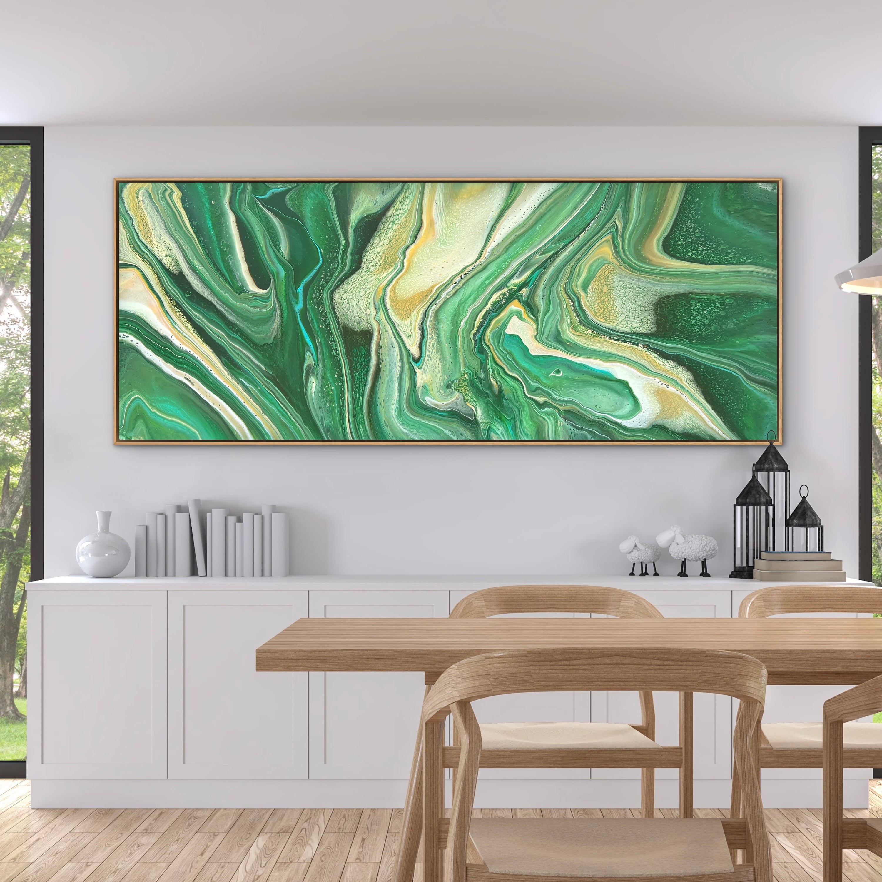 Beyond The Canopy 200cm x 80cm Abstract Art Painting (SOLD)