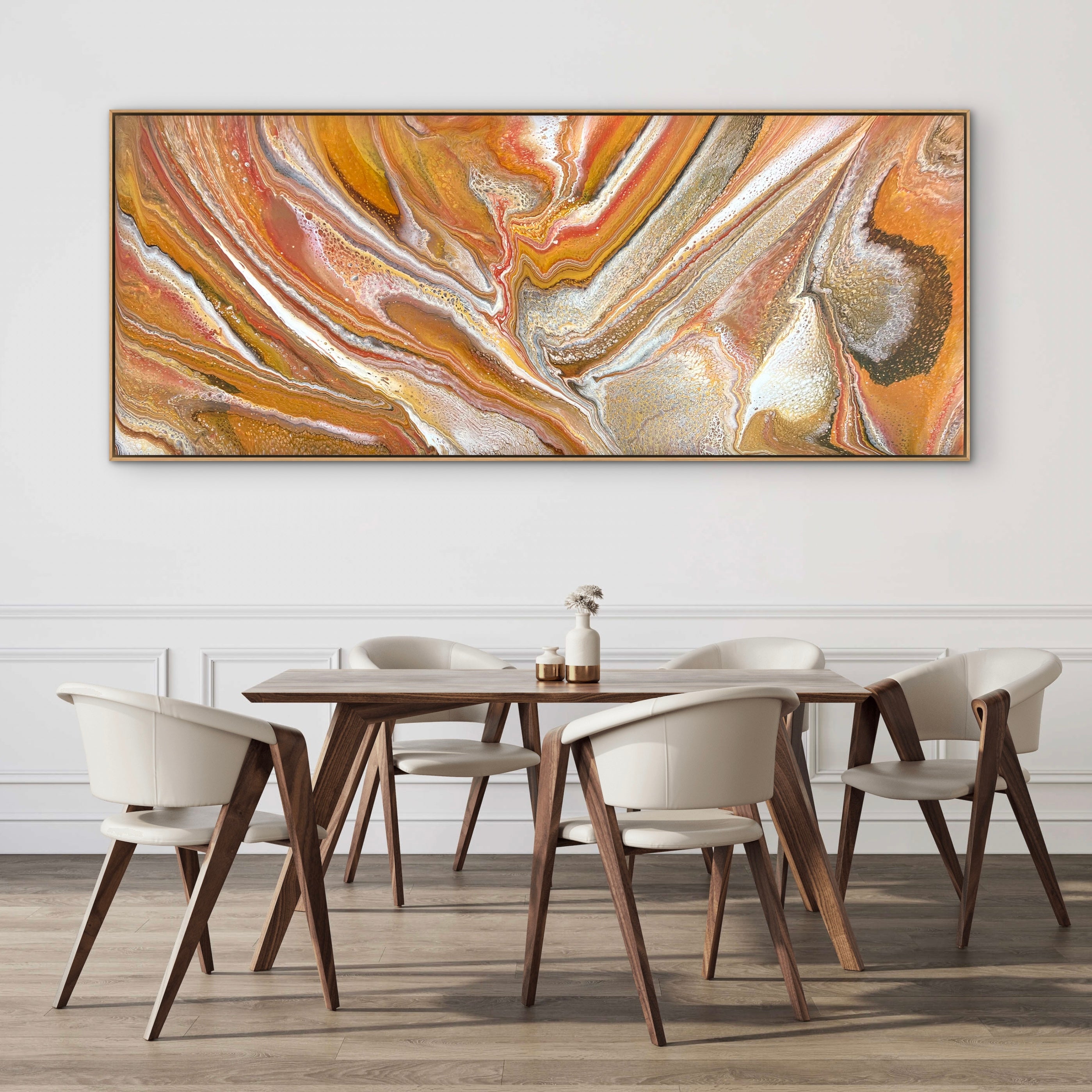 Sienna Essence 240cm x 100cm Abstract Art Painting (SOLD)