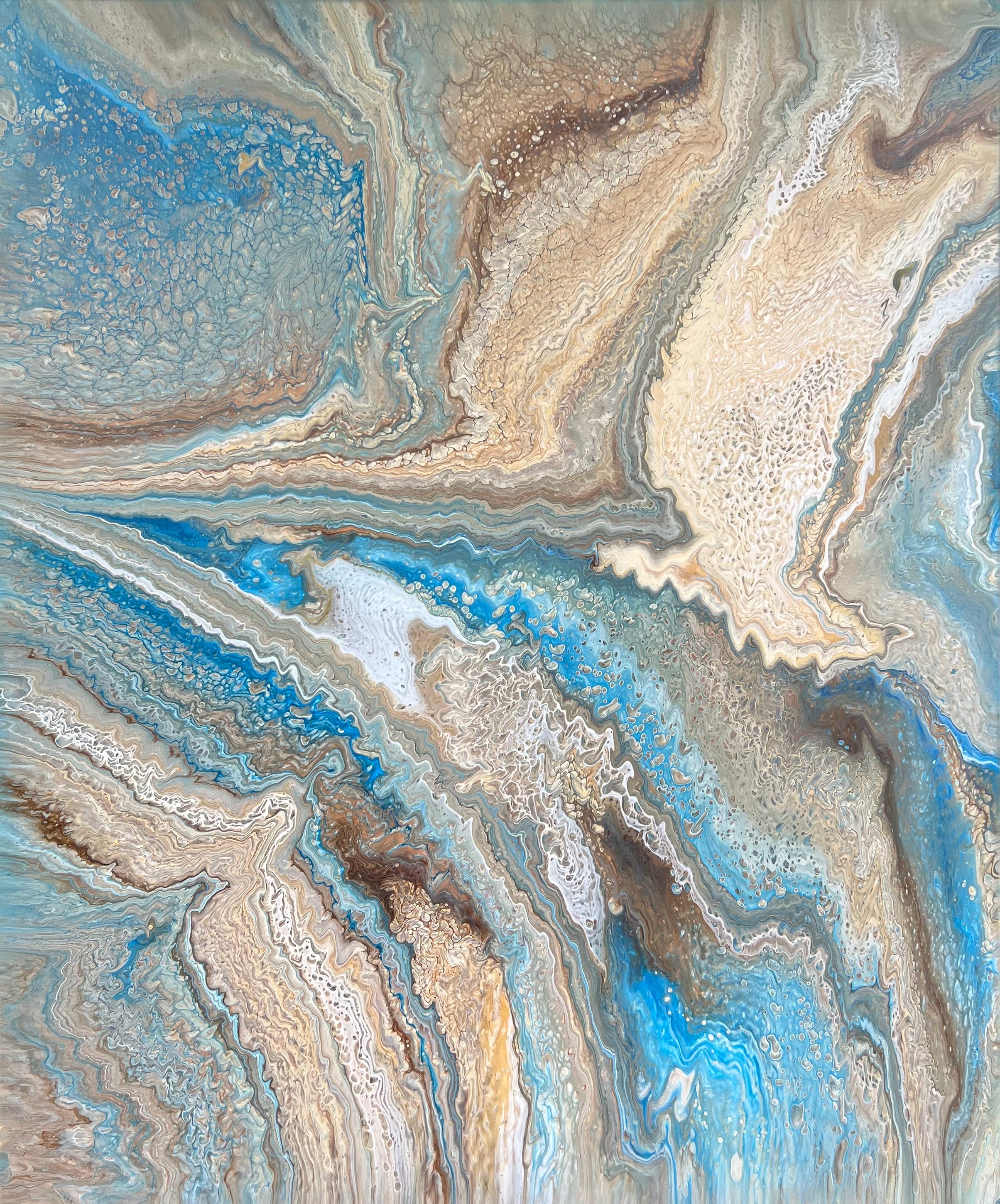 Drifting 120cm x 100cm Abstract Art Painting