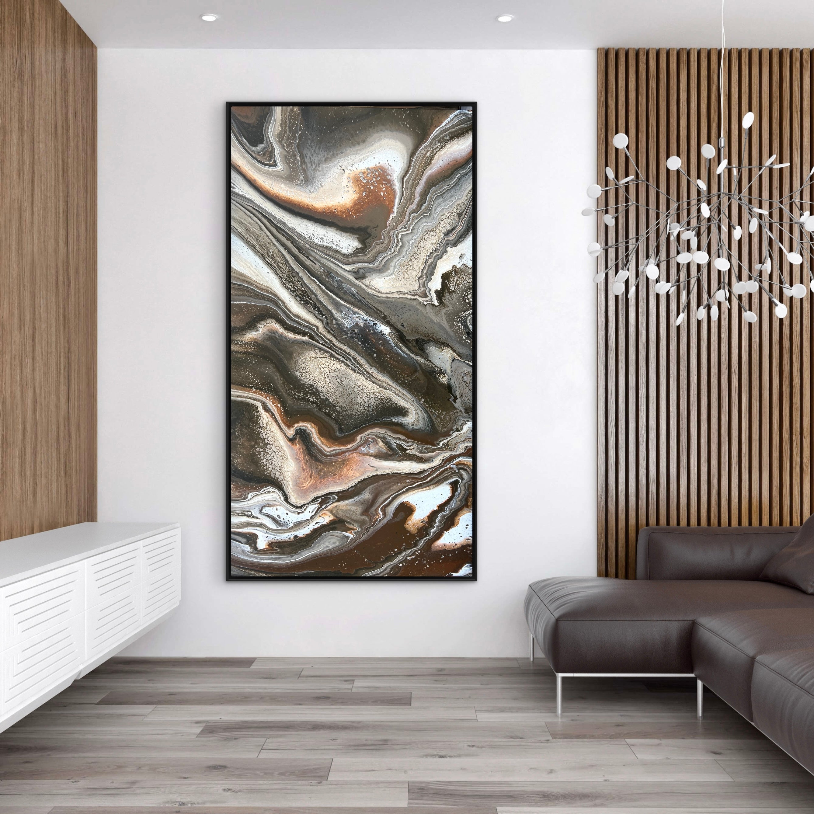 Rustic Echo 190cm x 100cm Abstract Art Painting