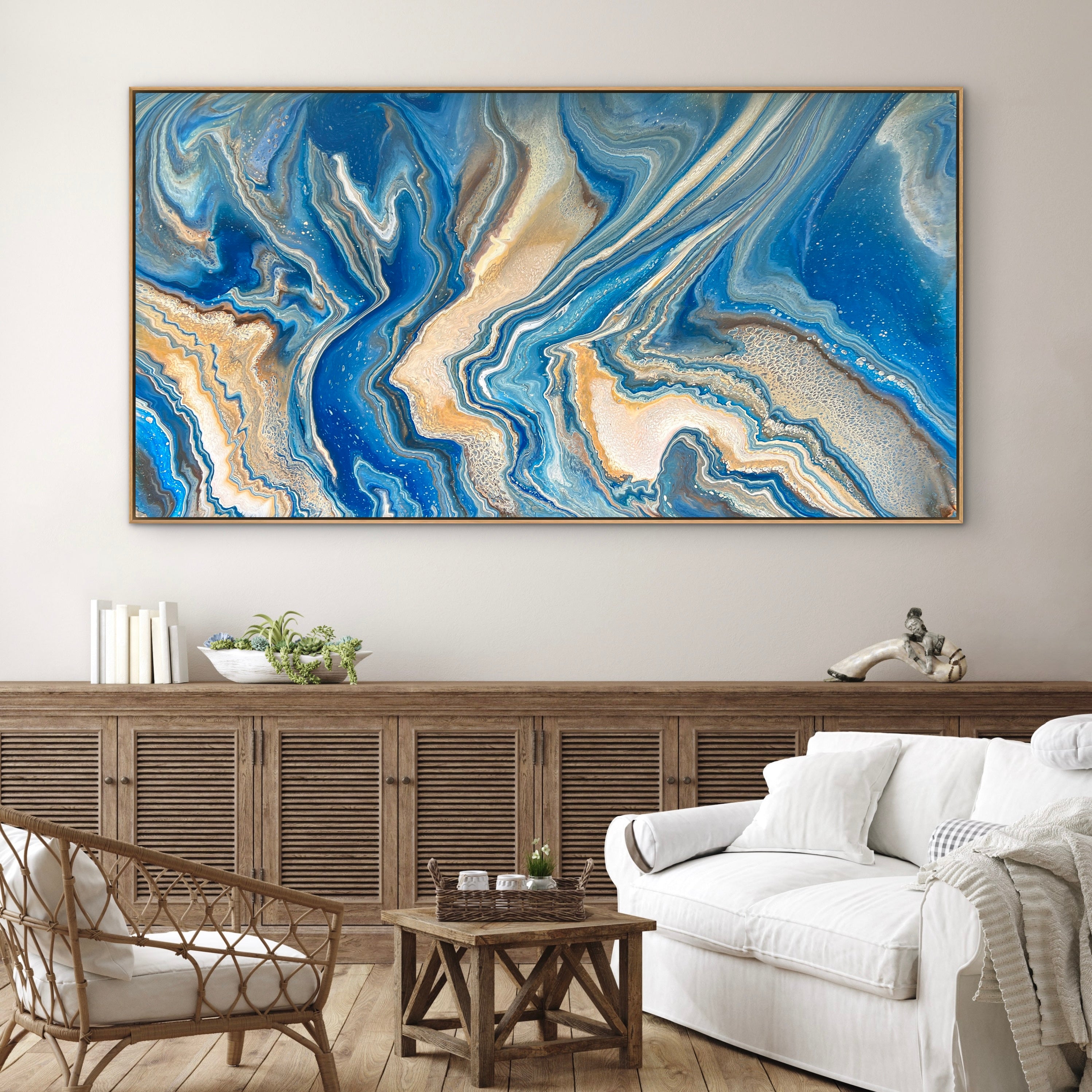 Of The Sea 190cm x 100cm Abstract Art Painting