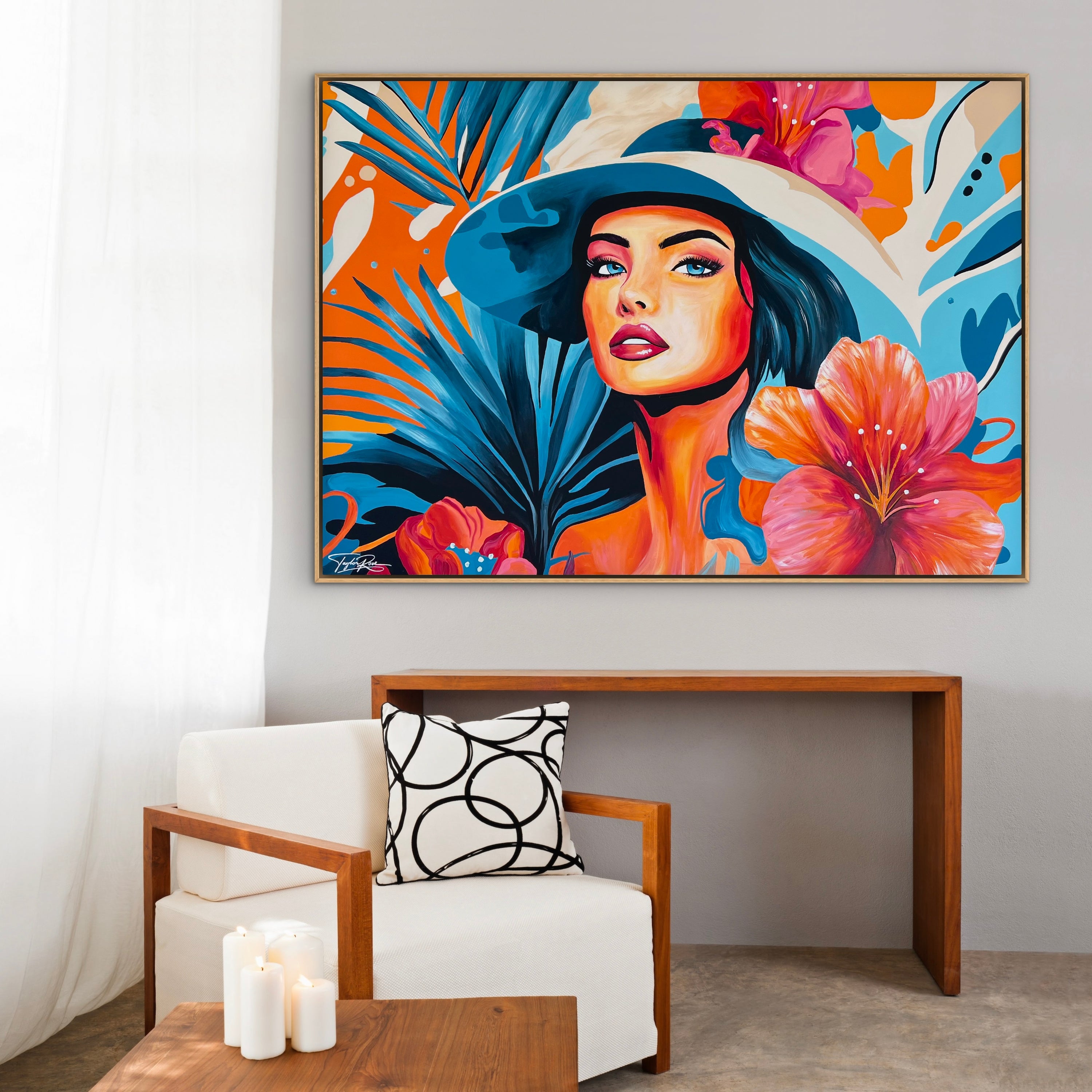 Tropical Summer 140cm x 100cm Abstract Realism Pop Art Painting