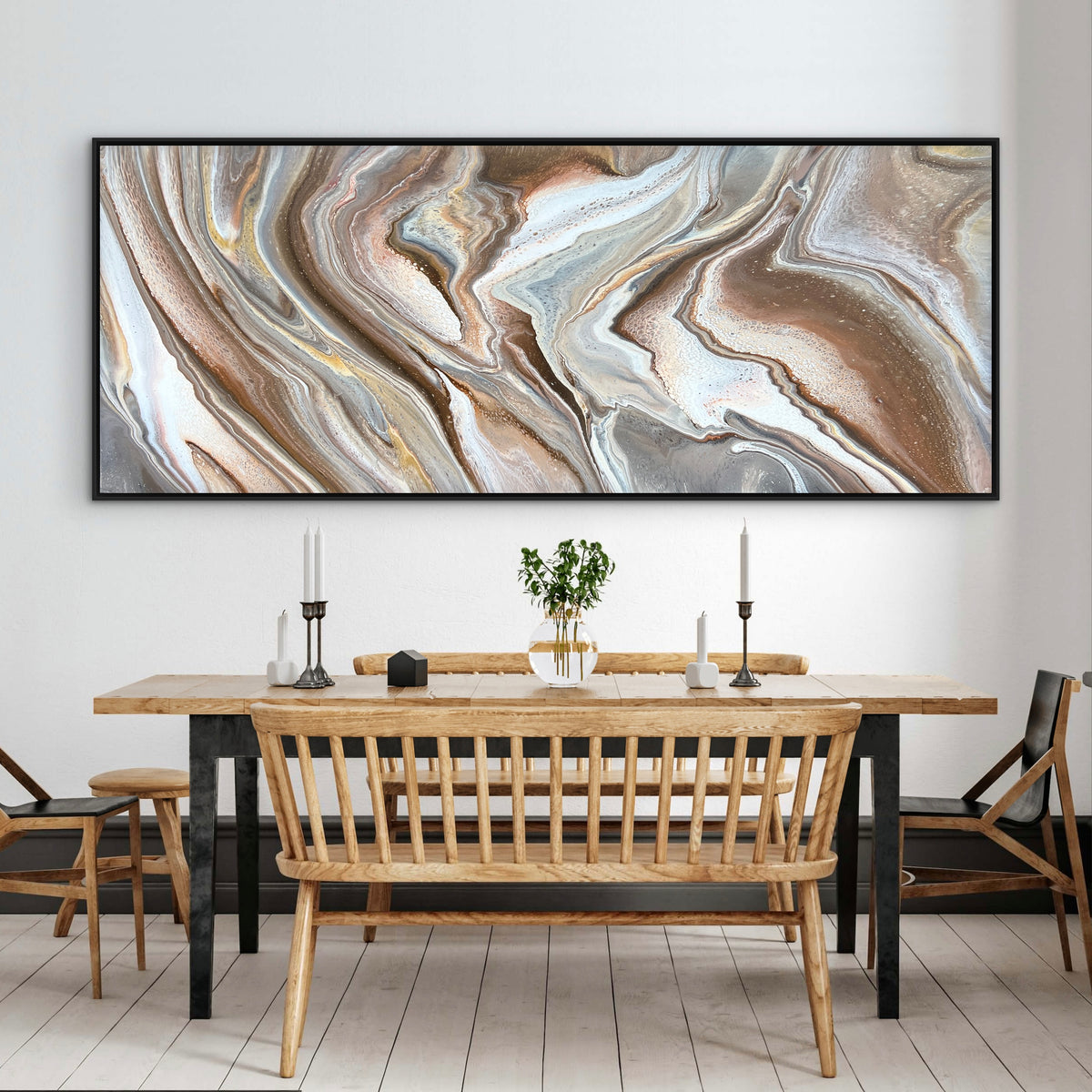 Slated Earth 200cm x 80cm Abstract Art Painting