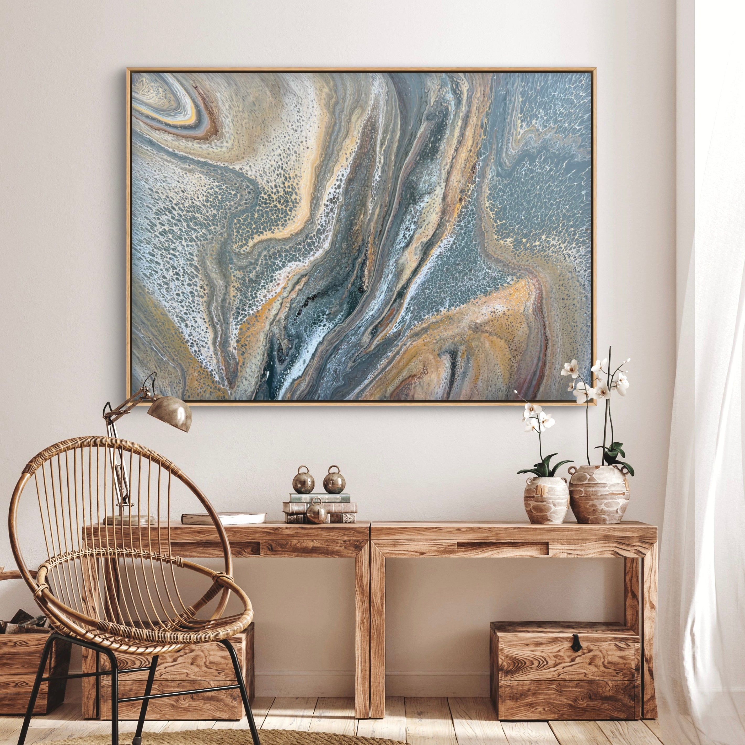 The Edge 140cm x 100cm Abstract Art Painting (SOLD)