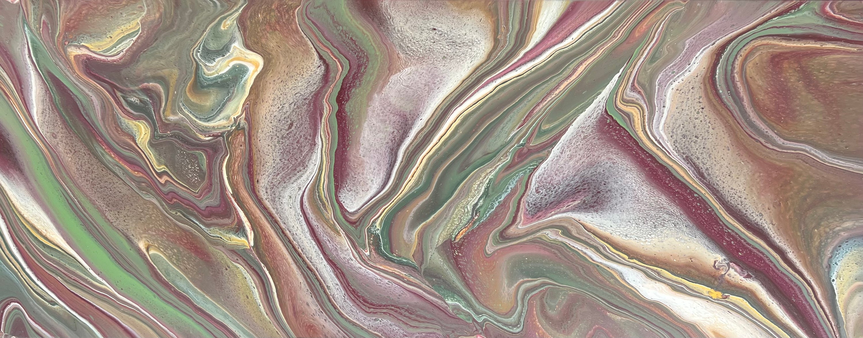 Jaded Mauve 200cm x 80cm Abstract Art Painting