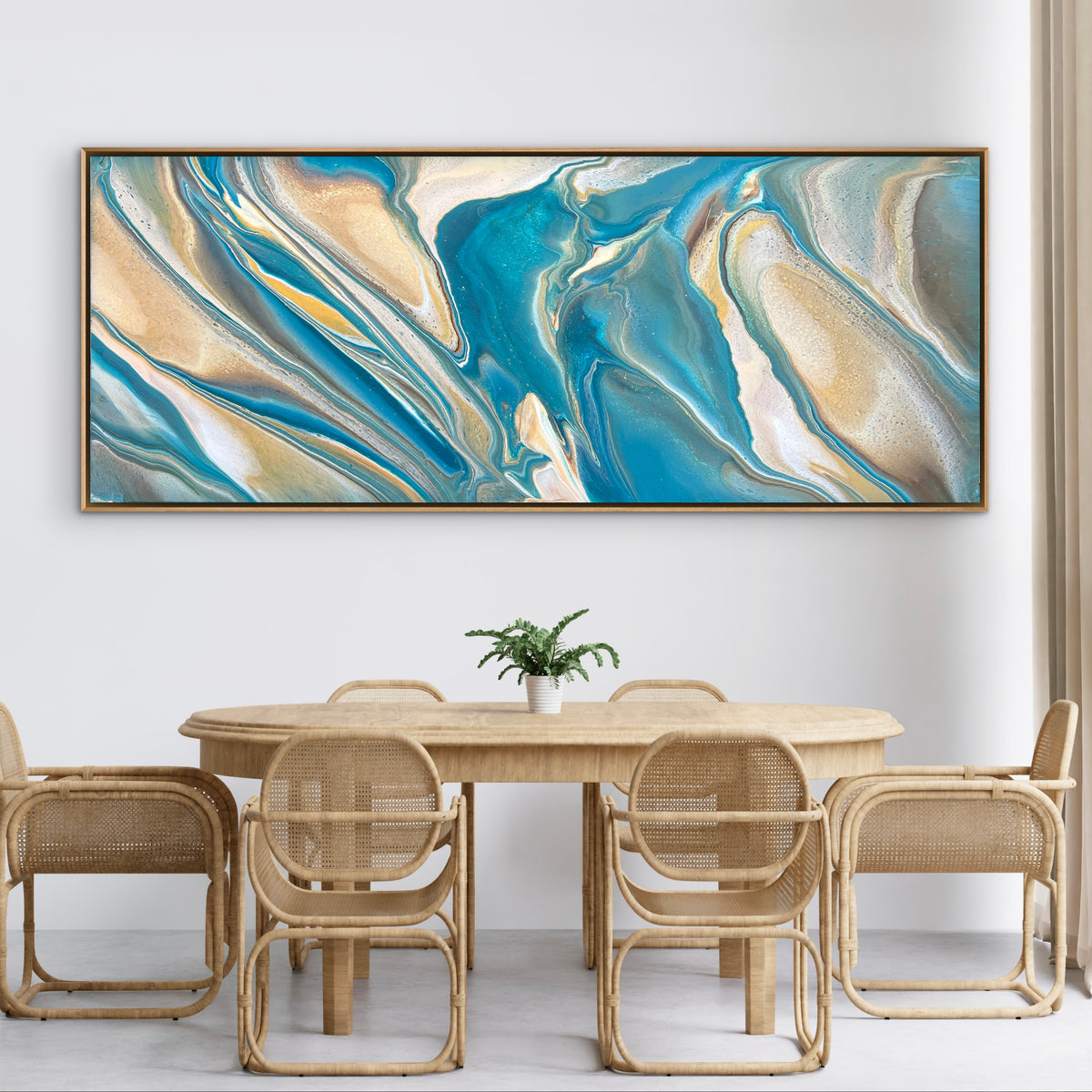 Southern Coast 200cm x 80cm Abstract Art Painting