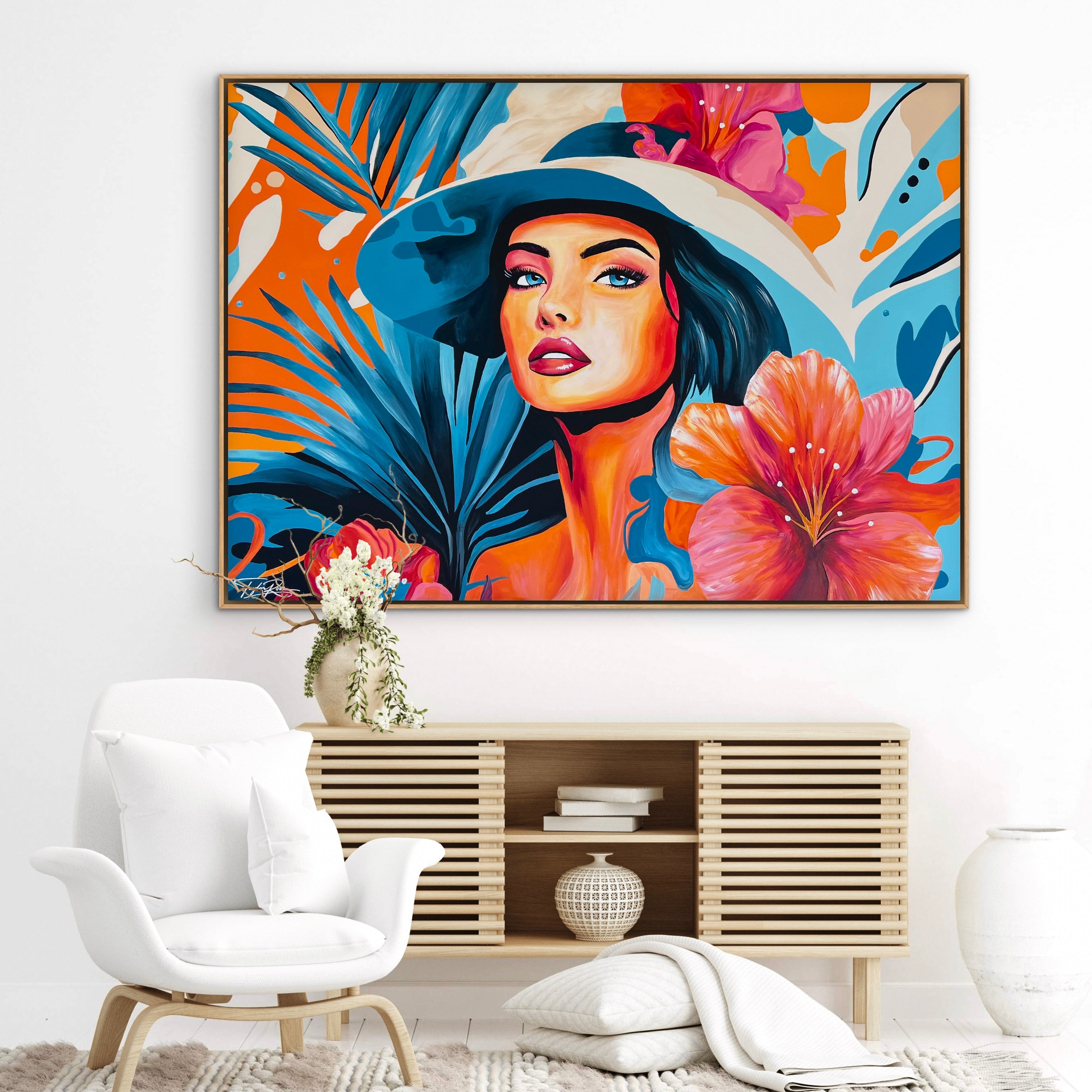 Tropical Summer 140cm x 100cm Abstract Realism Pop Art Painting