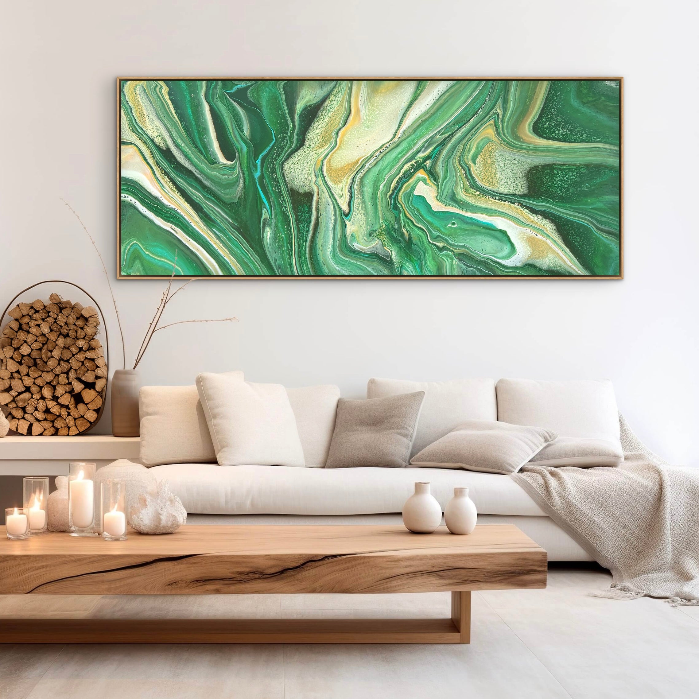 Beyond The Canopy 200cm x 80cm Abstract Art Painting (SOLD)