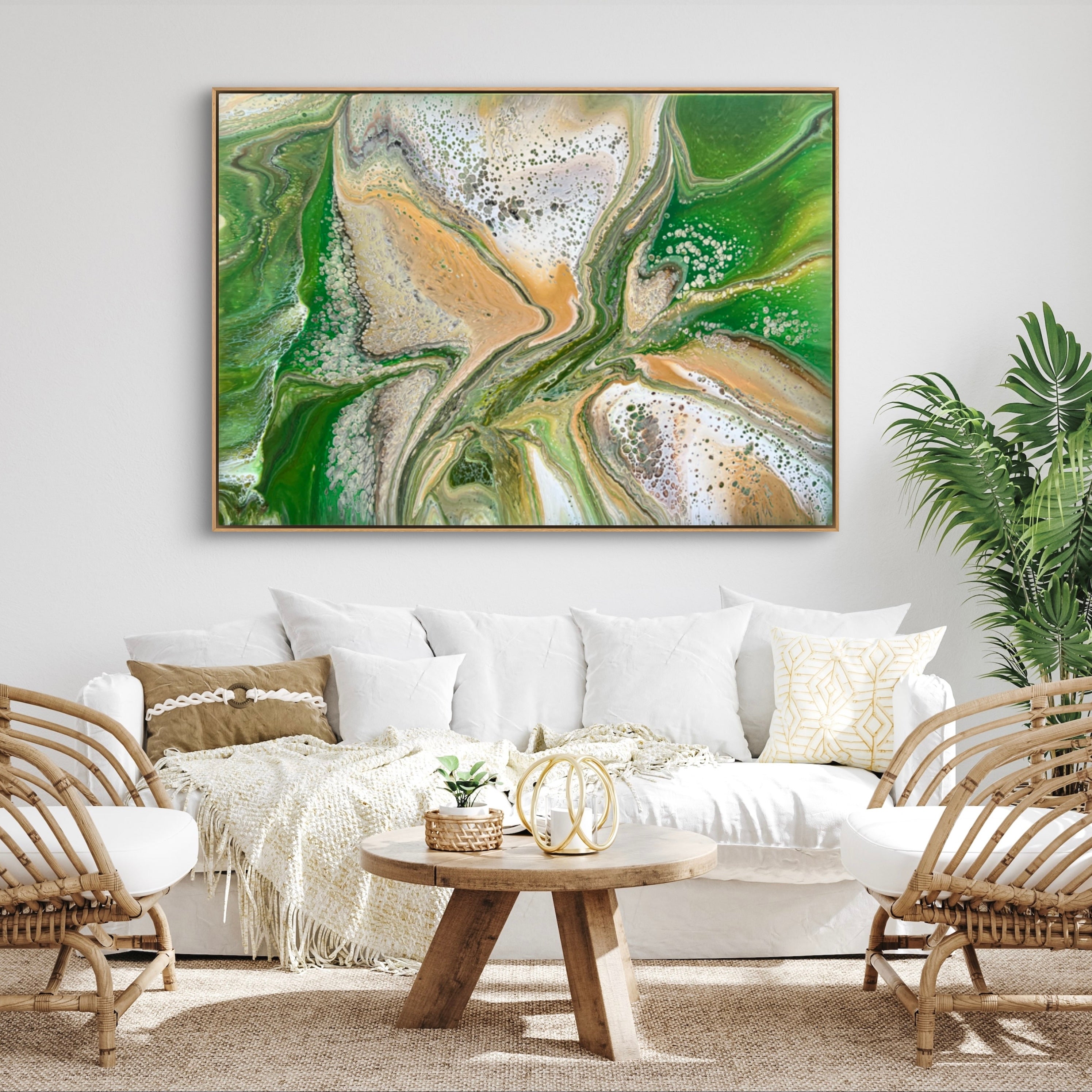 Zesty 140cm x 100cm Abstract Art Painting (SOLD)