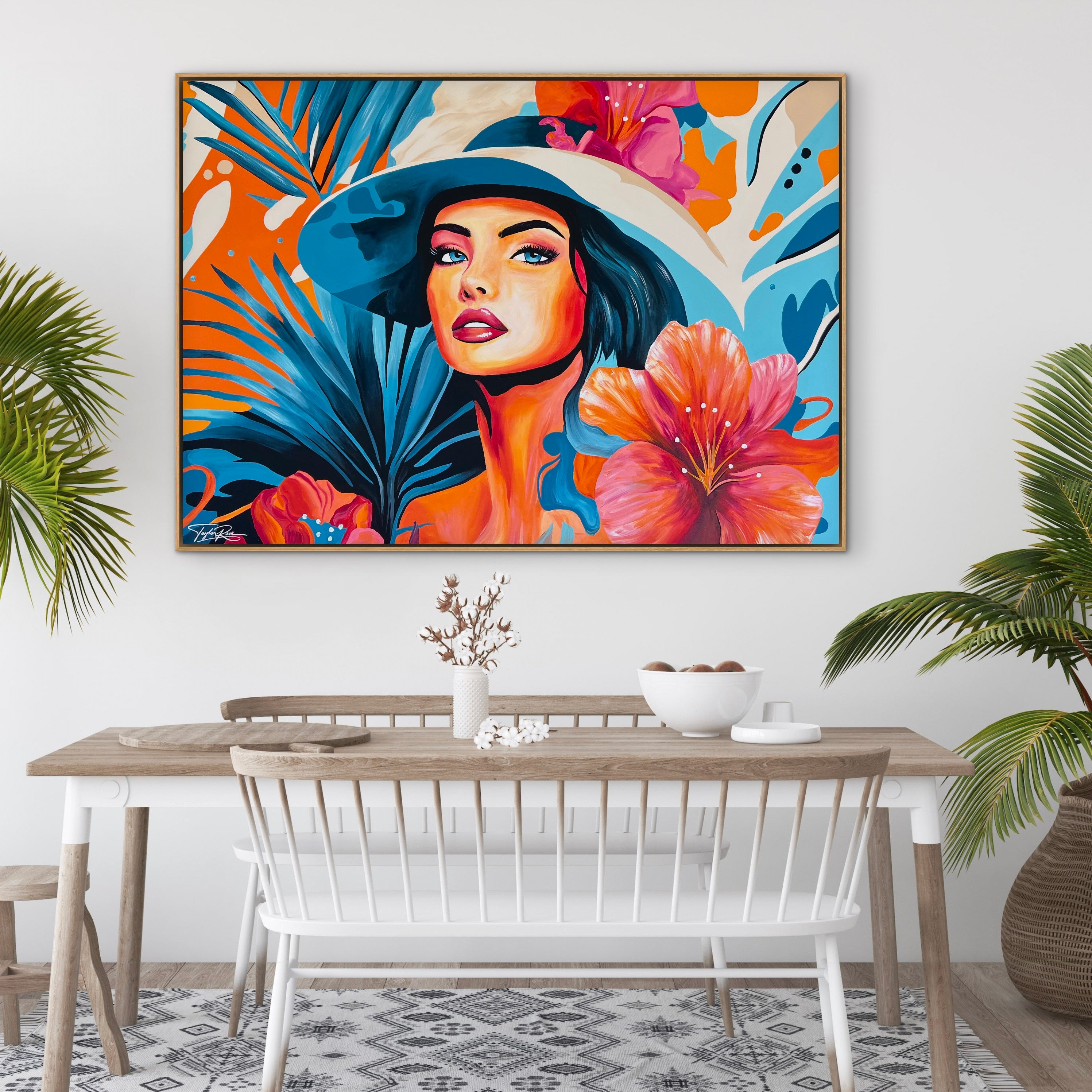 Tropical Summer 140cm x 100cm Abstract Realism Pop Art Painting