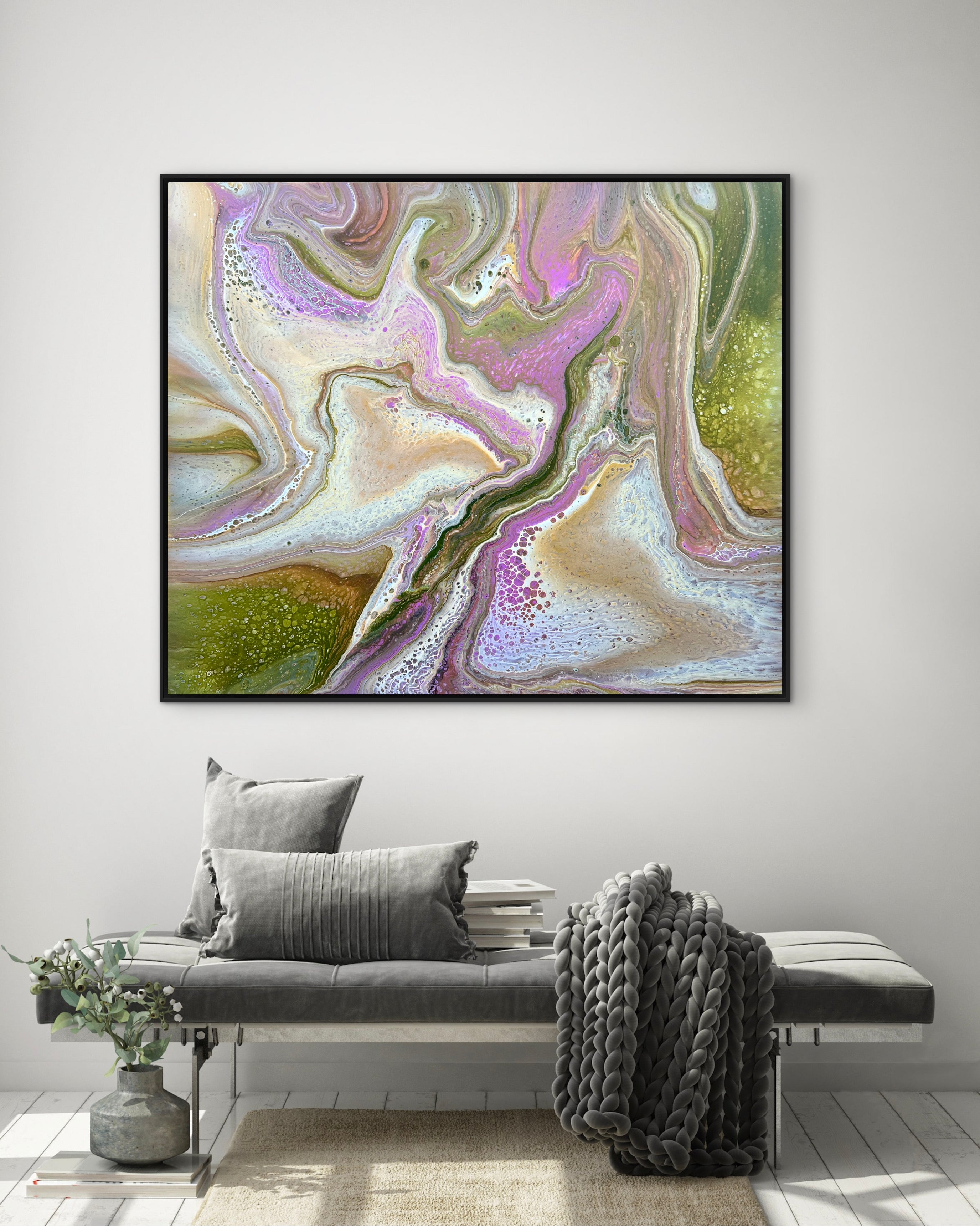 Wild Berry 120cm x 100cm Abstract Art Painting