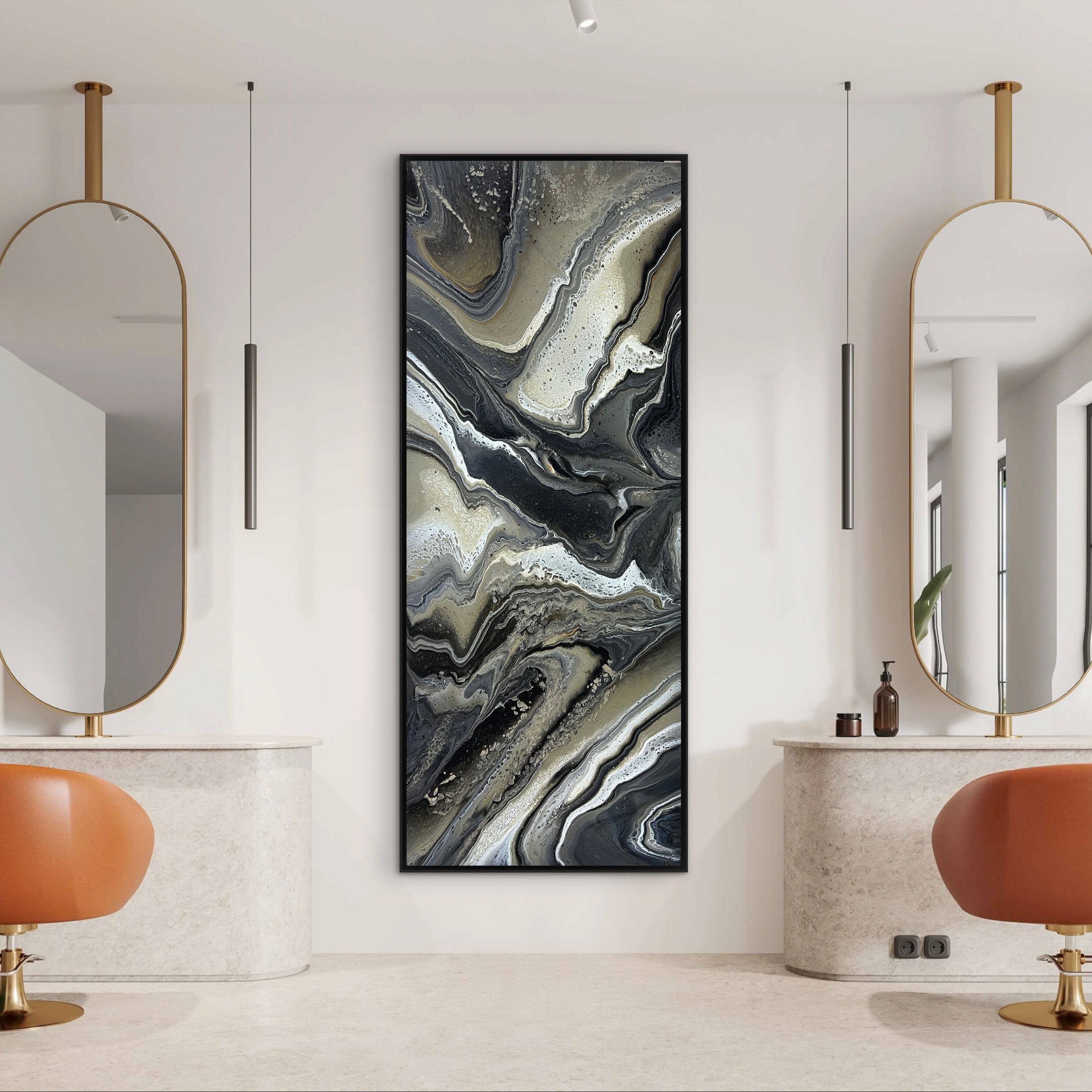 Shadow 200cm x 80cm Abstract Art Painting