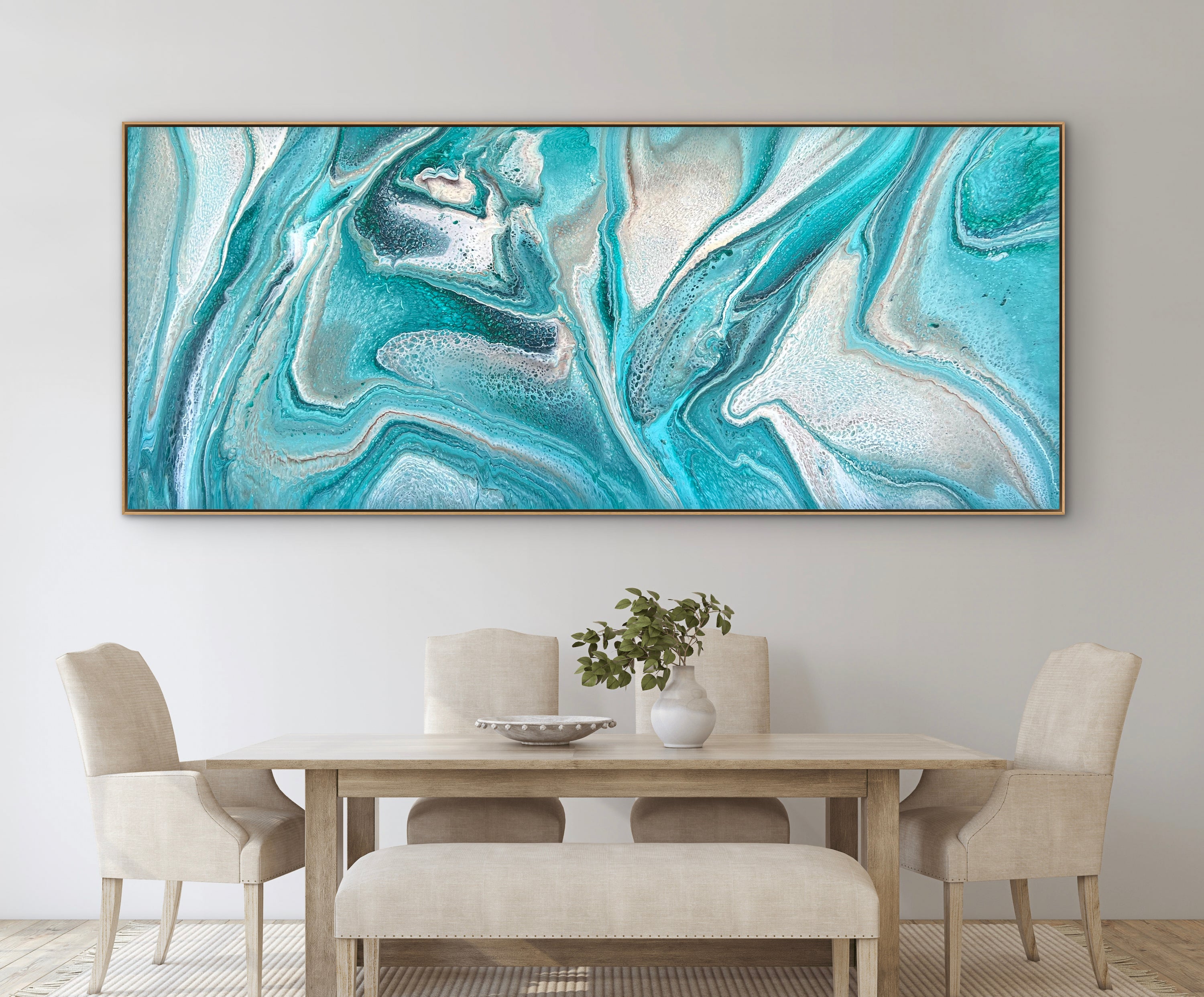 The Cove 240cm x 100cm Abstract Art Painting