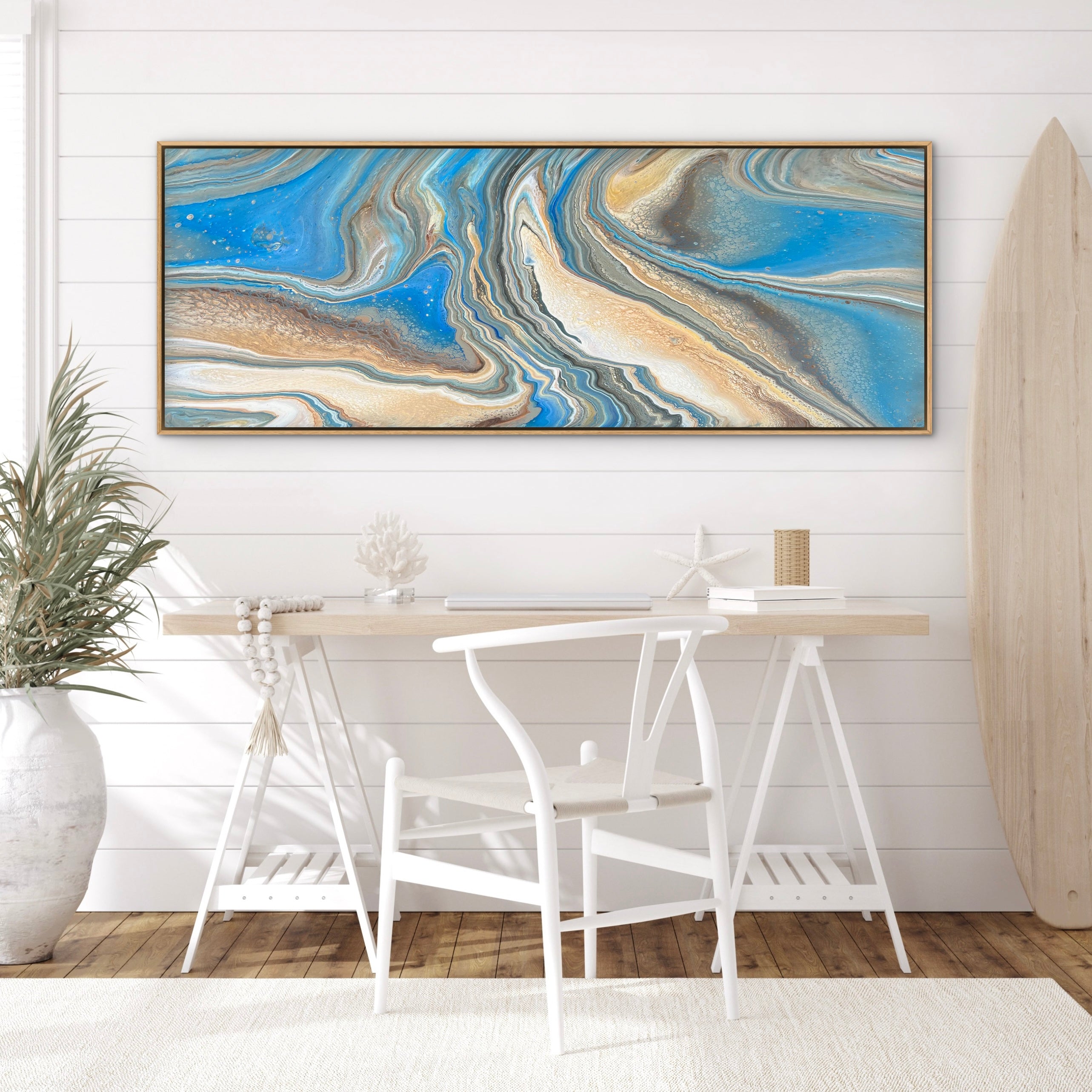 Tidal Trance 160cm x 60cm Abstract Art Painting