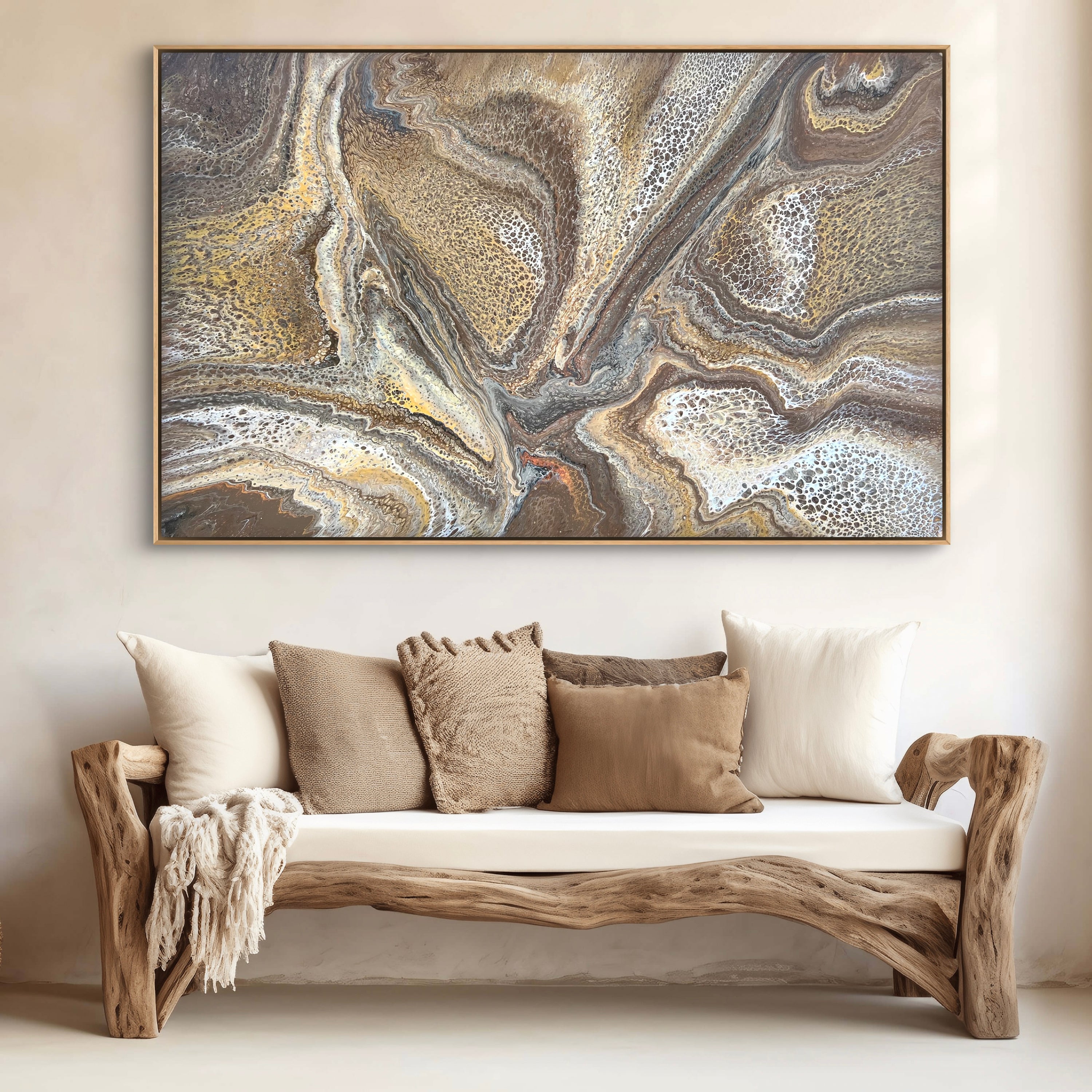 Rustic Outlands 160cm x 100cm Abstract Art Painting