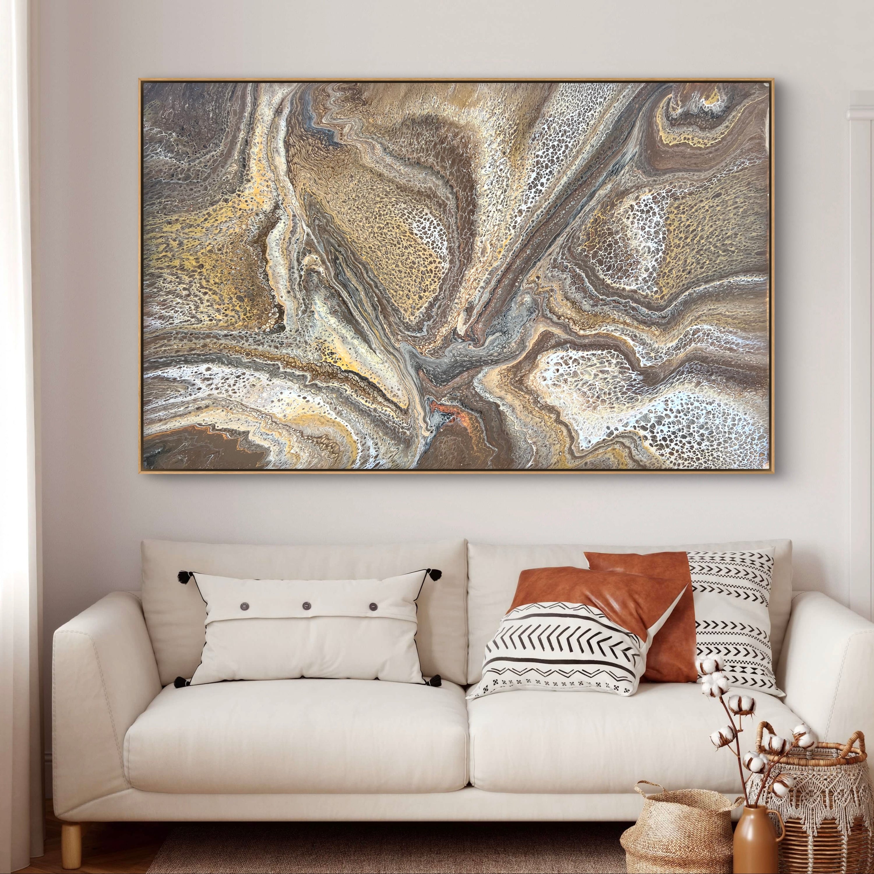 Rustic Outlands 160cm x 100cm Abstract Art Painting