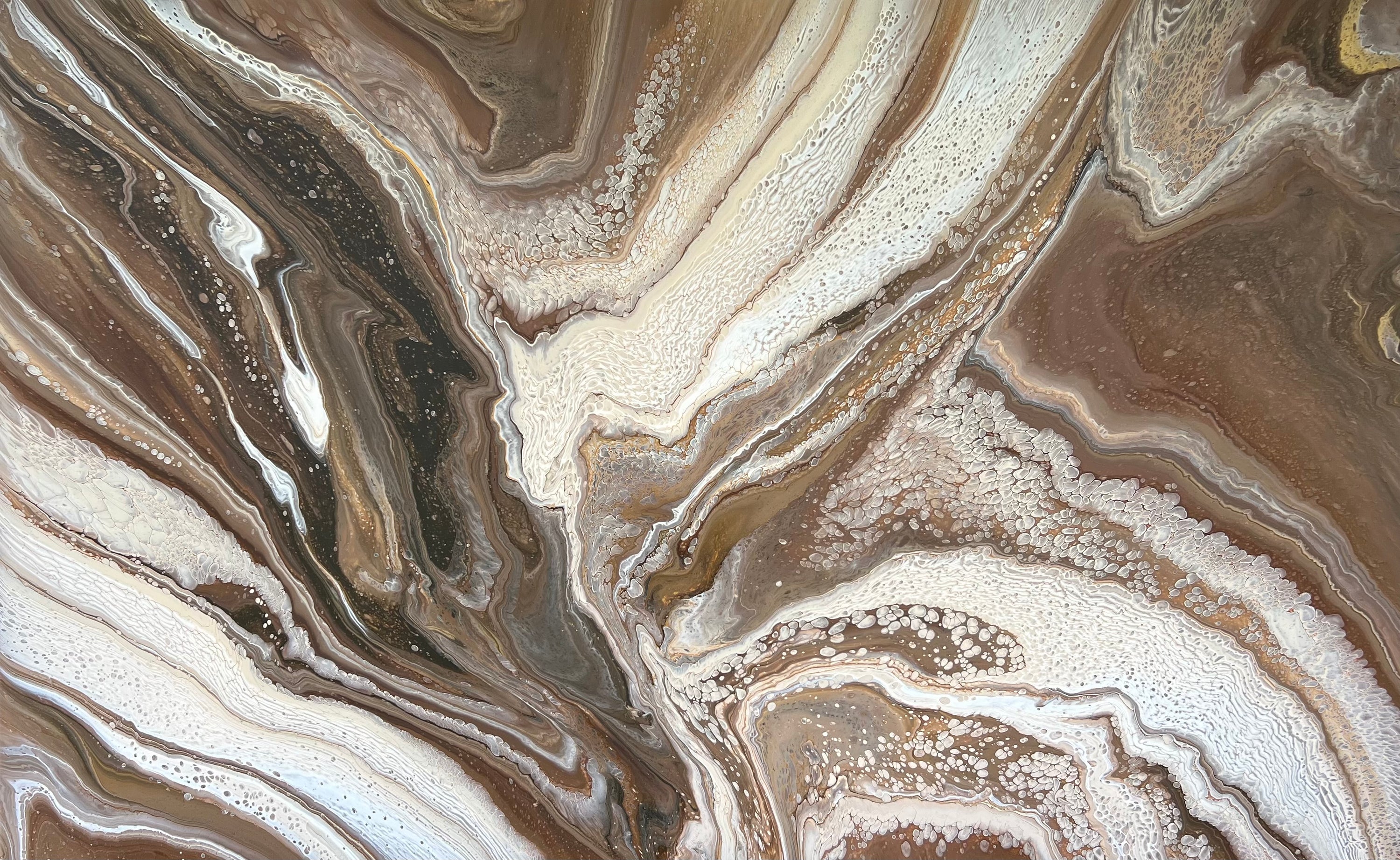 Mocha and Sugar 160cm x 100cm Abstract Art Painting
