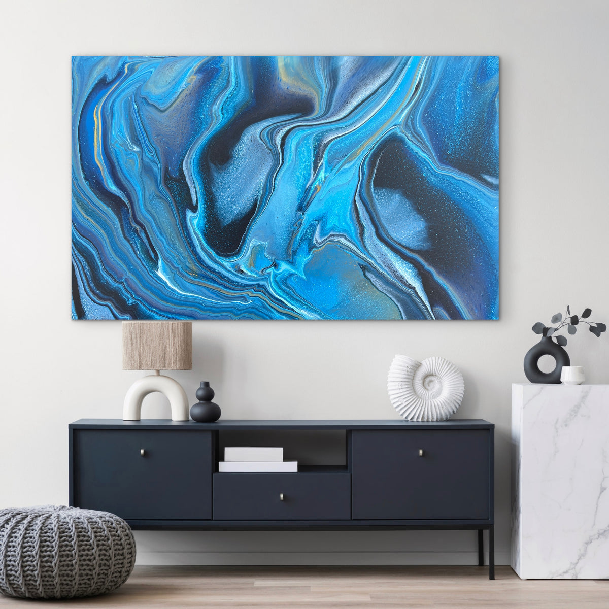 Marine Movement 160cm x 100cm Abstract Art Painting