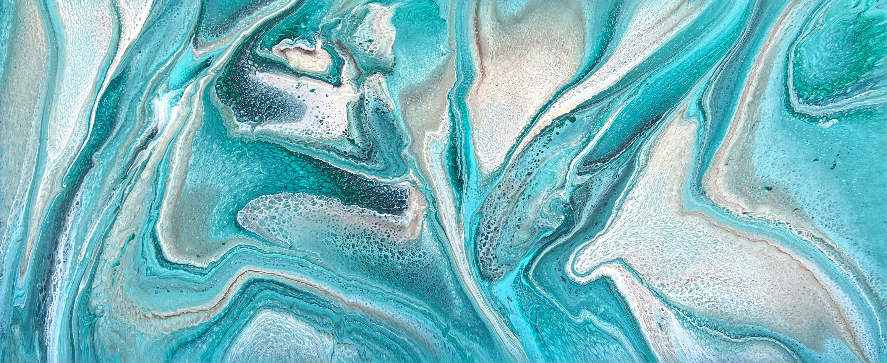 The Cove 240cm x 100cm Abstract Art Painting