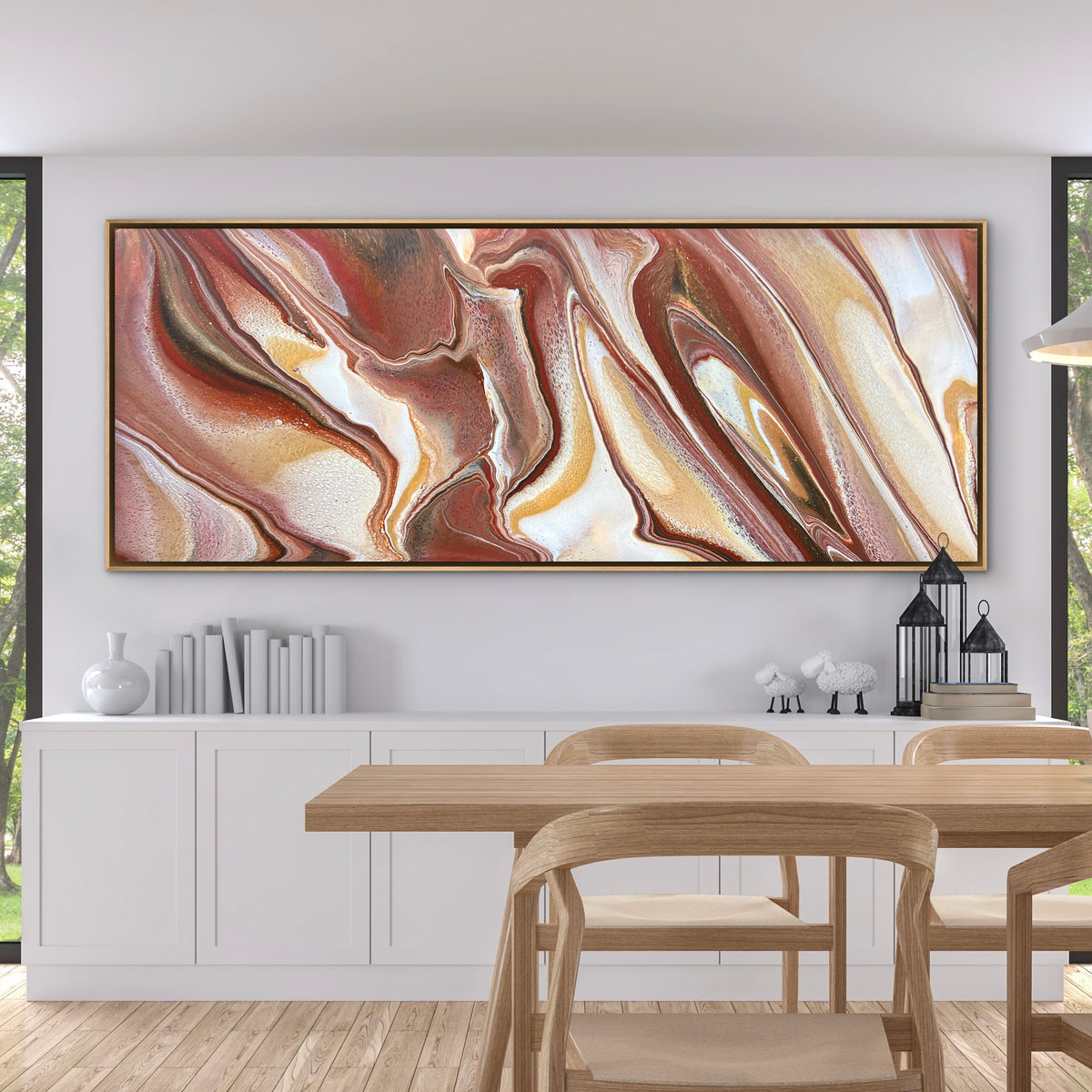 The Outback Way 200cm x 80cm Abstract Art Painting