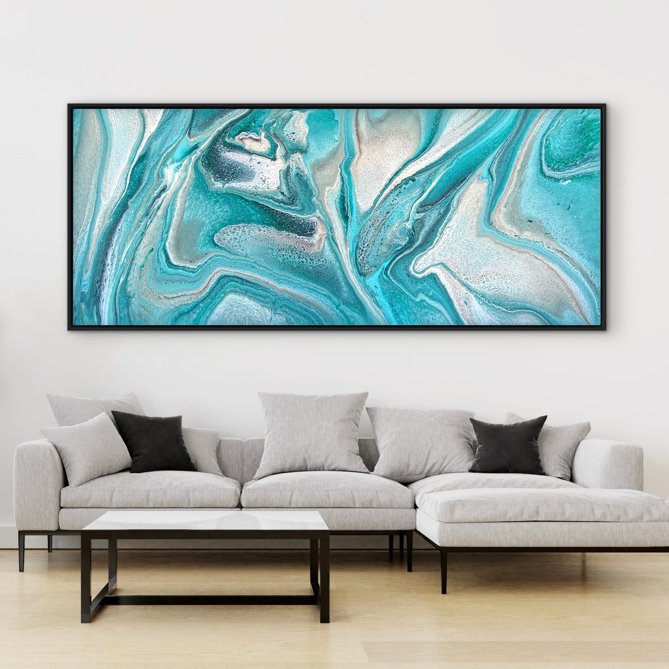 The Cove 240cm x 100cm Abstract Art Painting