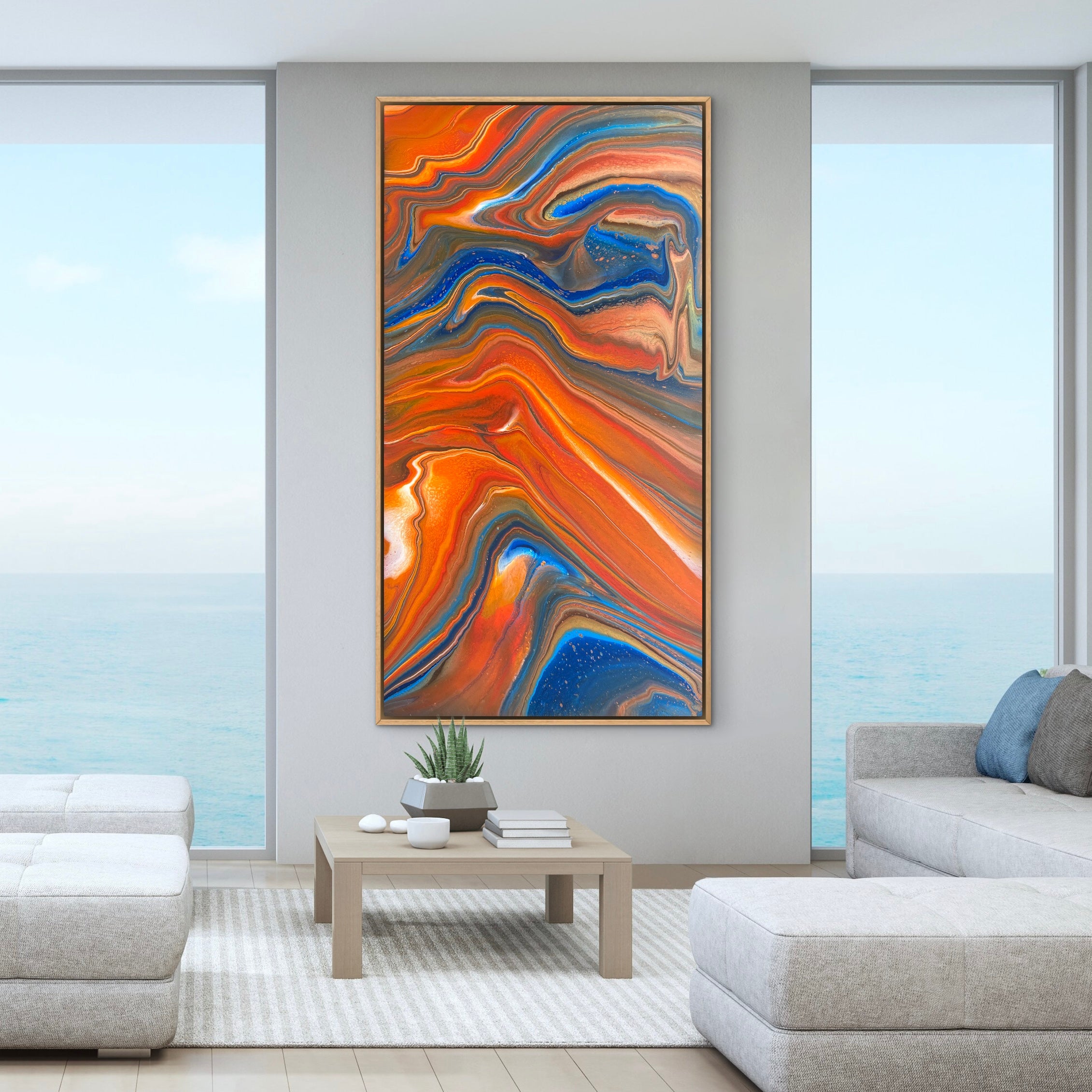 Outback Tango 190cm x 100cm Abstract Art Painting