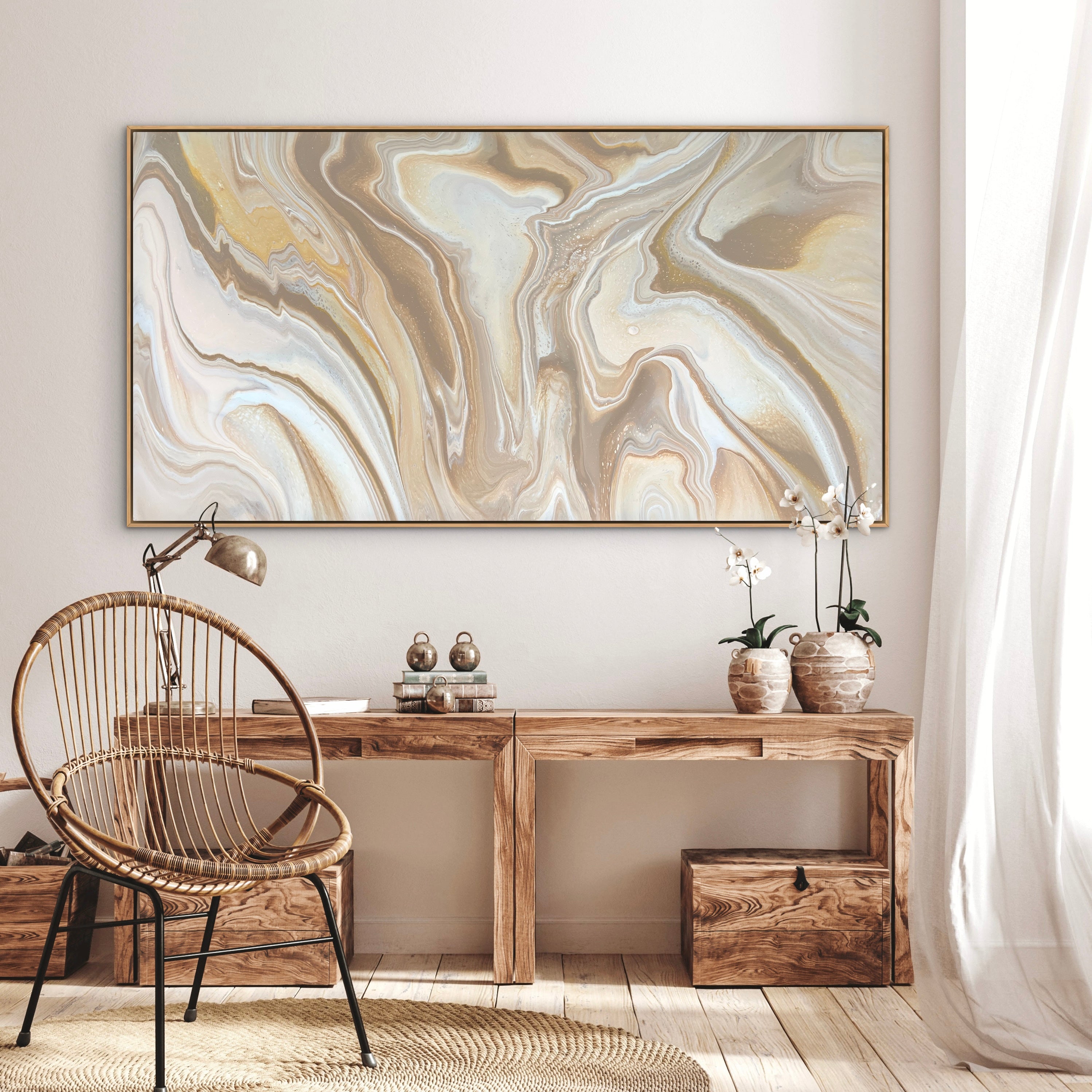 Pure 190cm x 100cm Abstract Art Painting