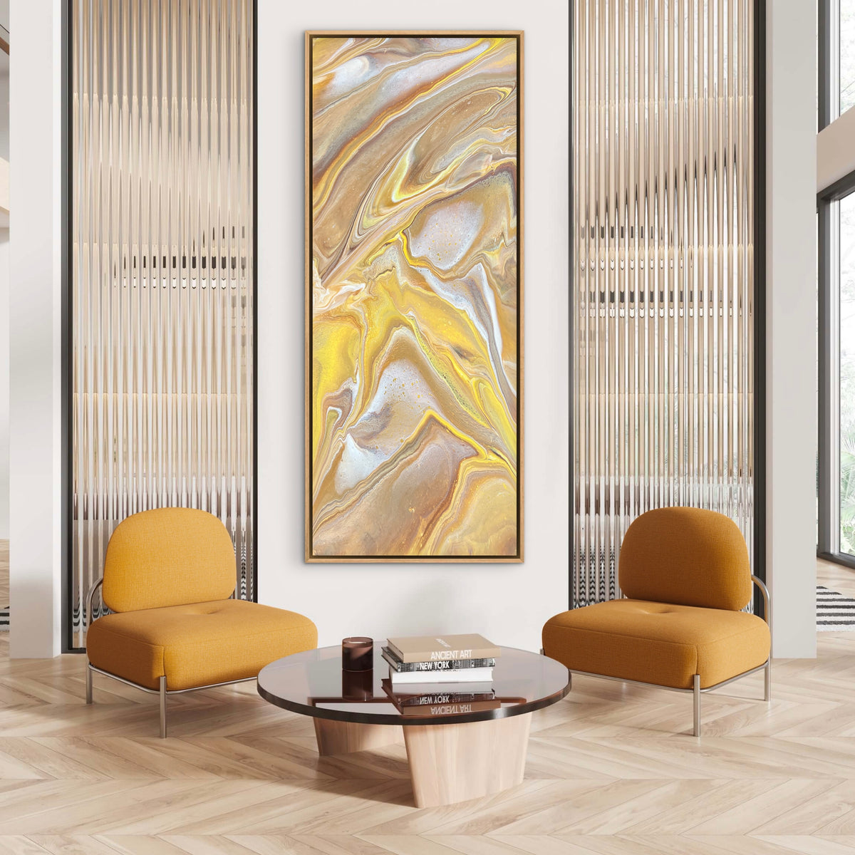 Sunlit 200cm x 80cm Abstract Art Painting