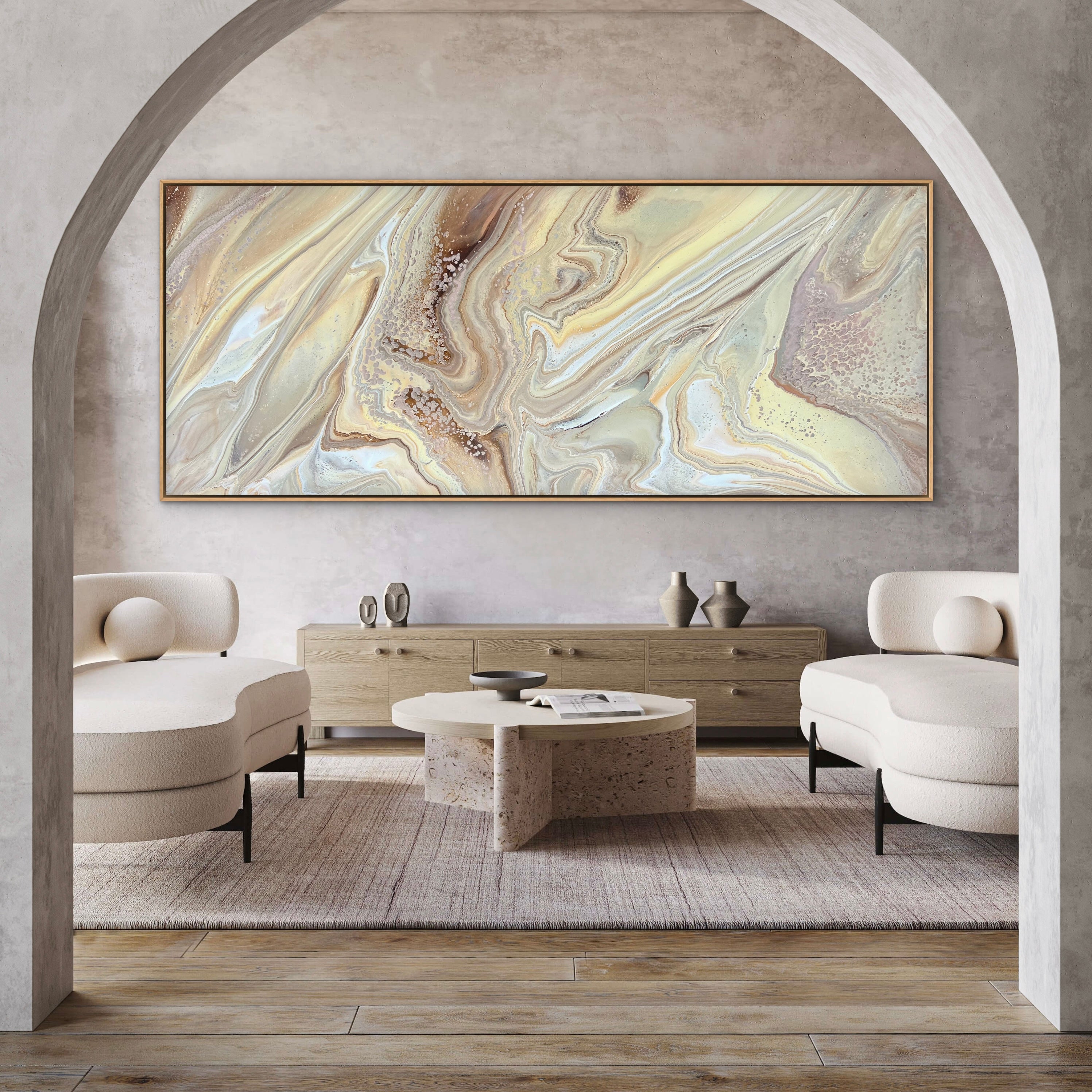 Iremia (Meaning Calm) 240cm x 100cm Abstract Art Painting