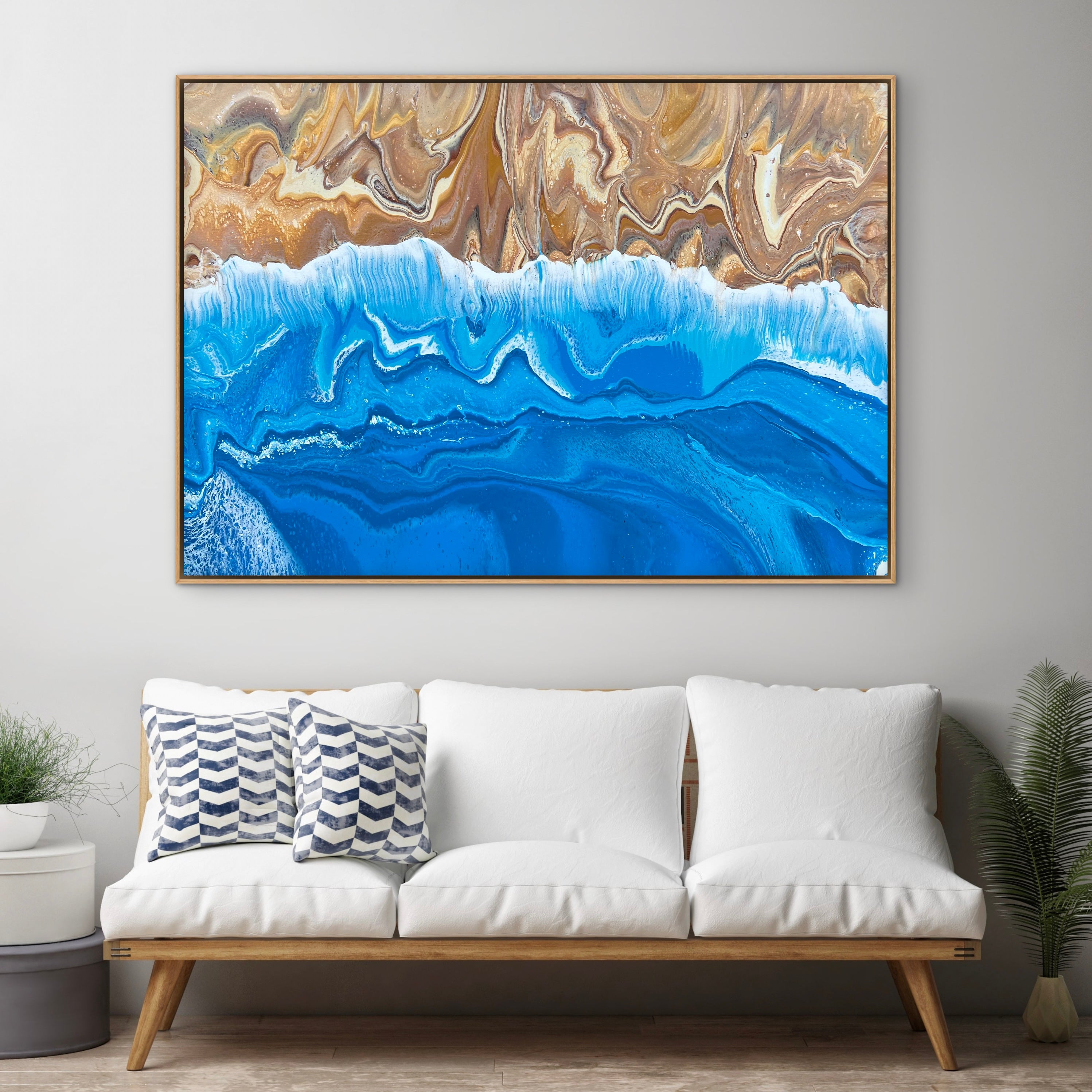 Rising Tide 140cm x 100cm Beach Abstract Art Painting