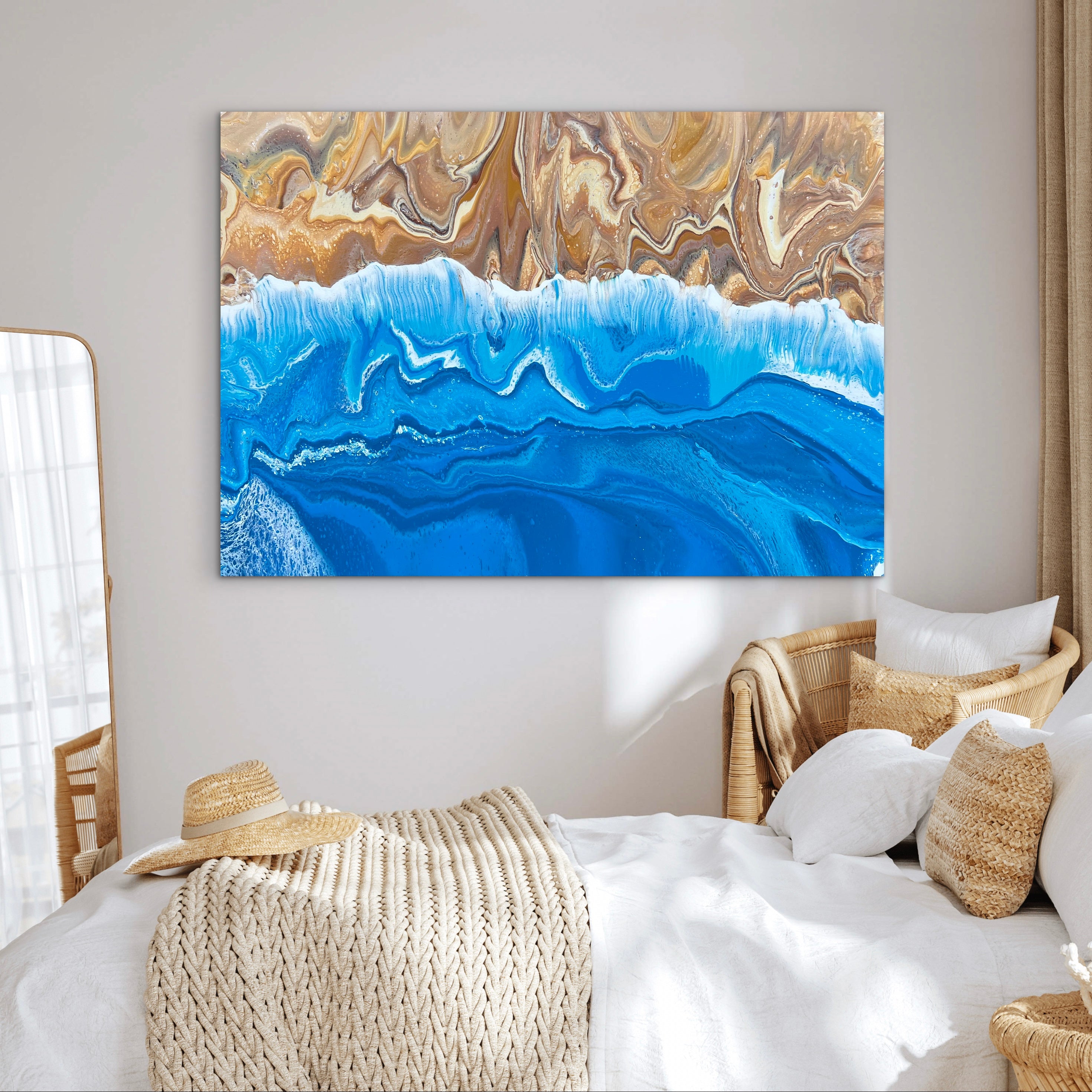 Rising Tide 140cm x 100cm Beach Abstract Art Painting