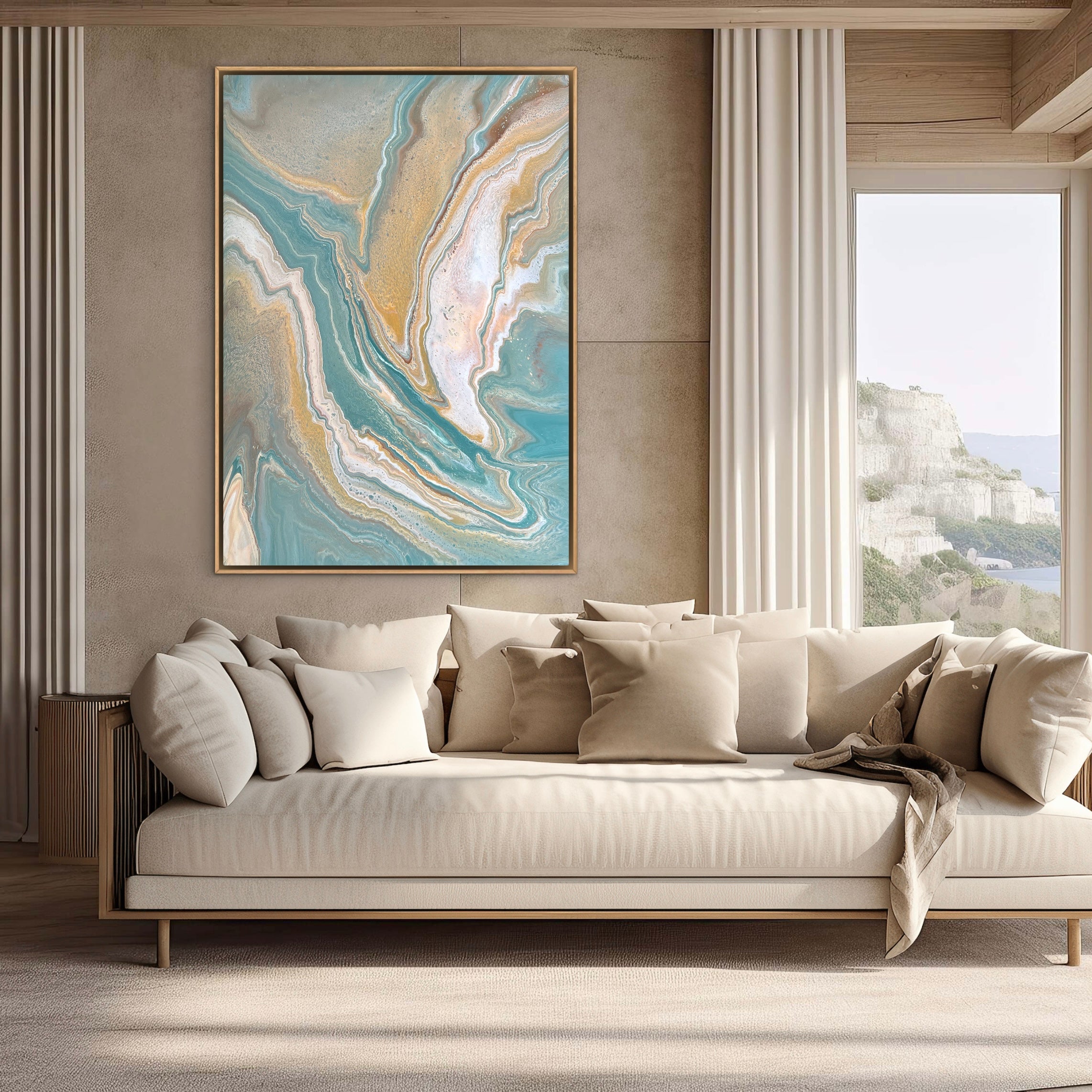 Rising Tide 140cm x 100cm Abstract Art Painting