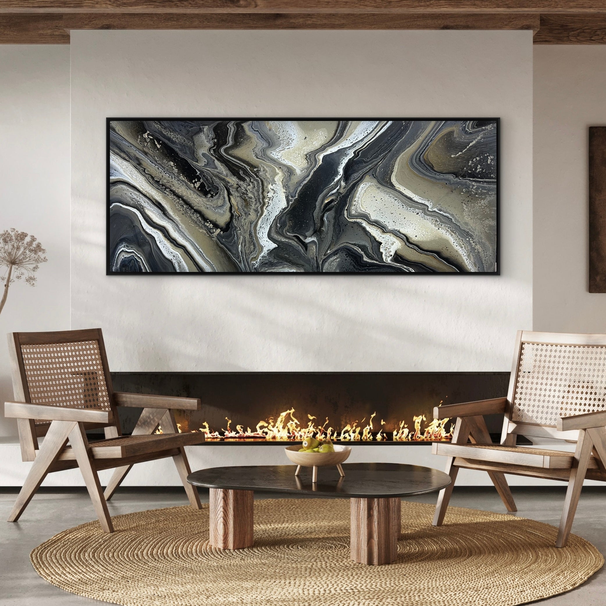 Shadow 200cm x 80cm Abstract Art Painting