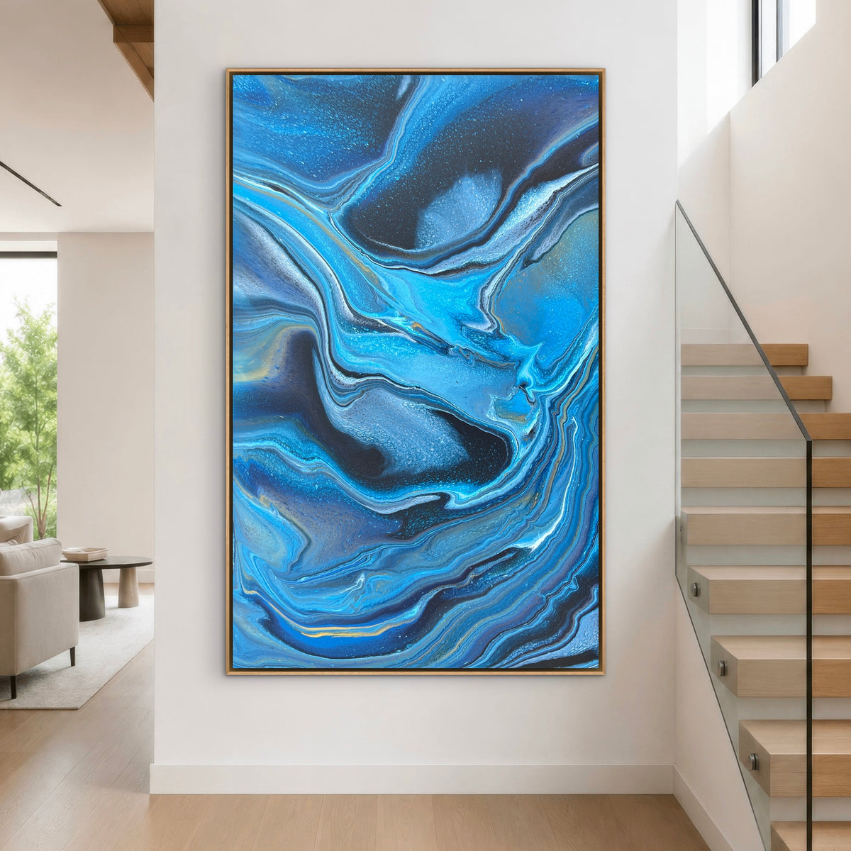 Marine Movement 160cm x 100cm Abstract Art Painting