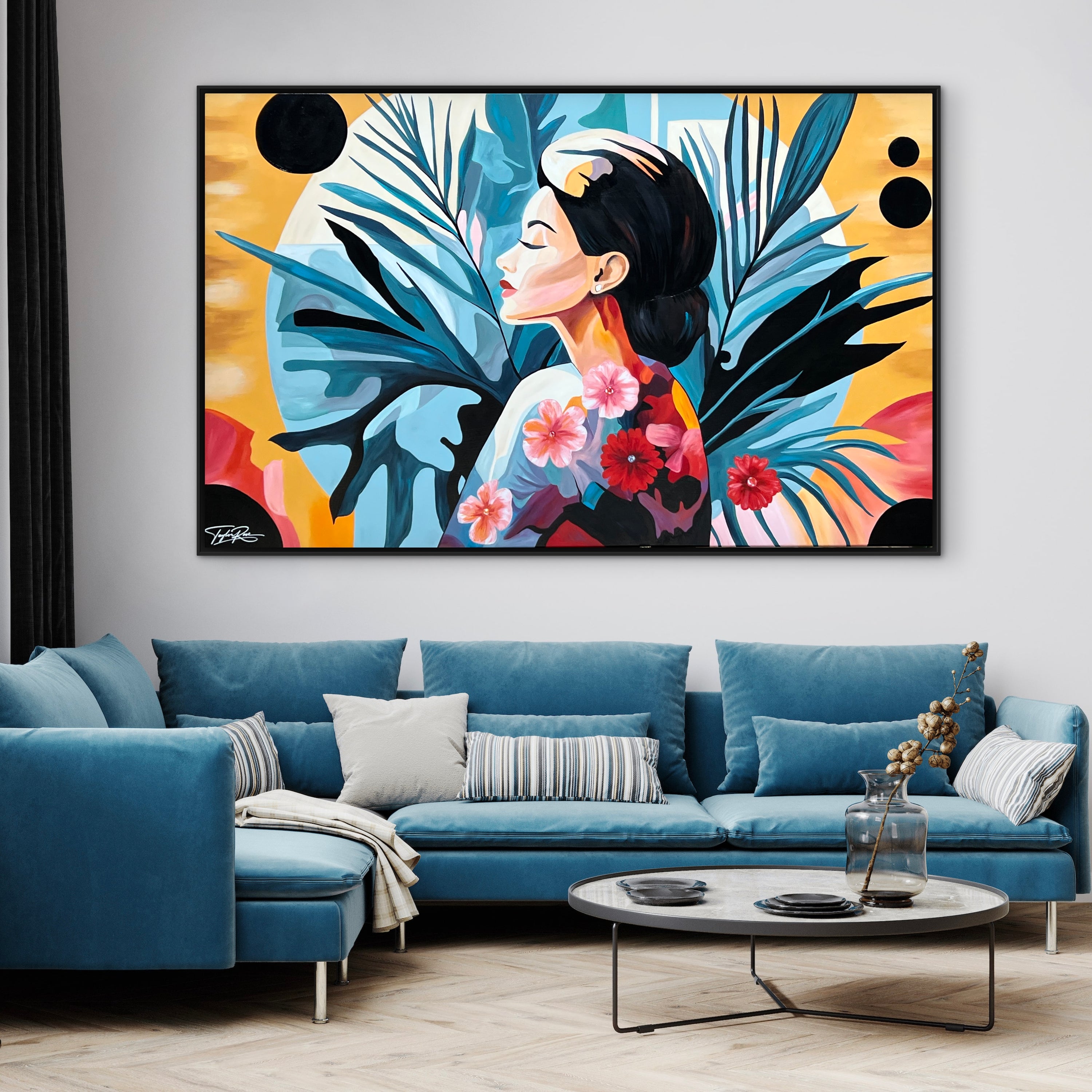 Tropical Class 160cm x 100cm Abstract Realism Pop Art Painting