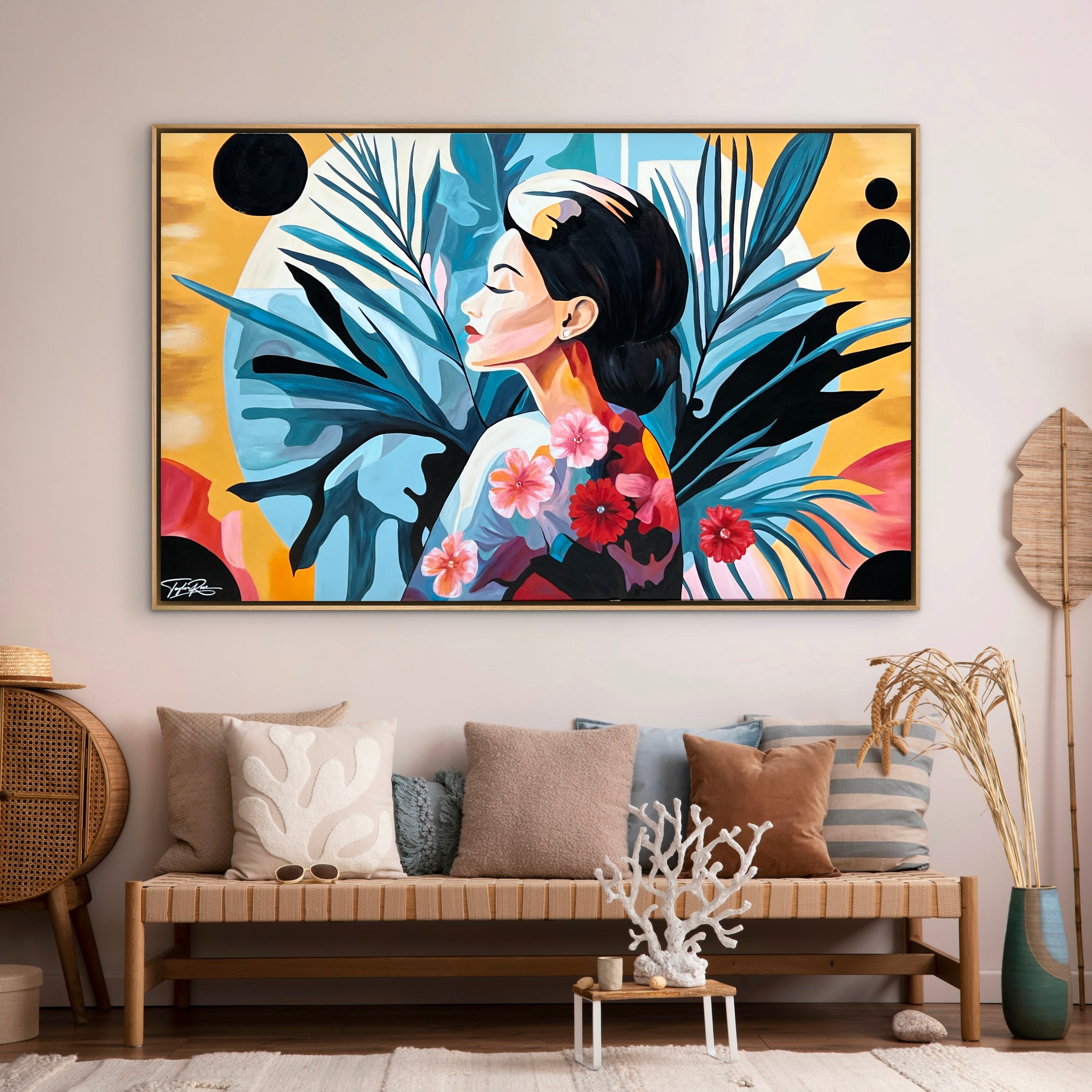 Tropical Class 160cm x 100cm Abstract Realism Pop Art Painting
