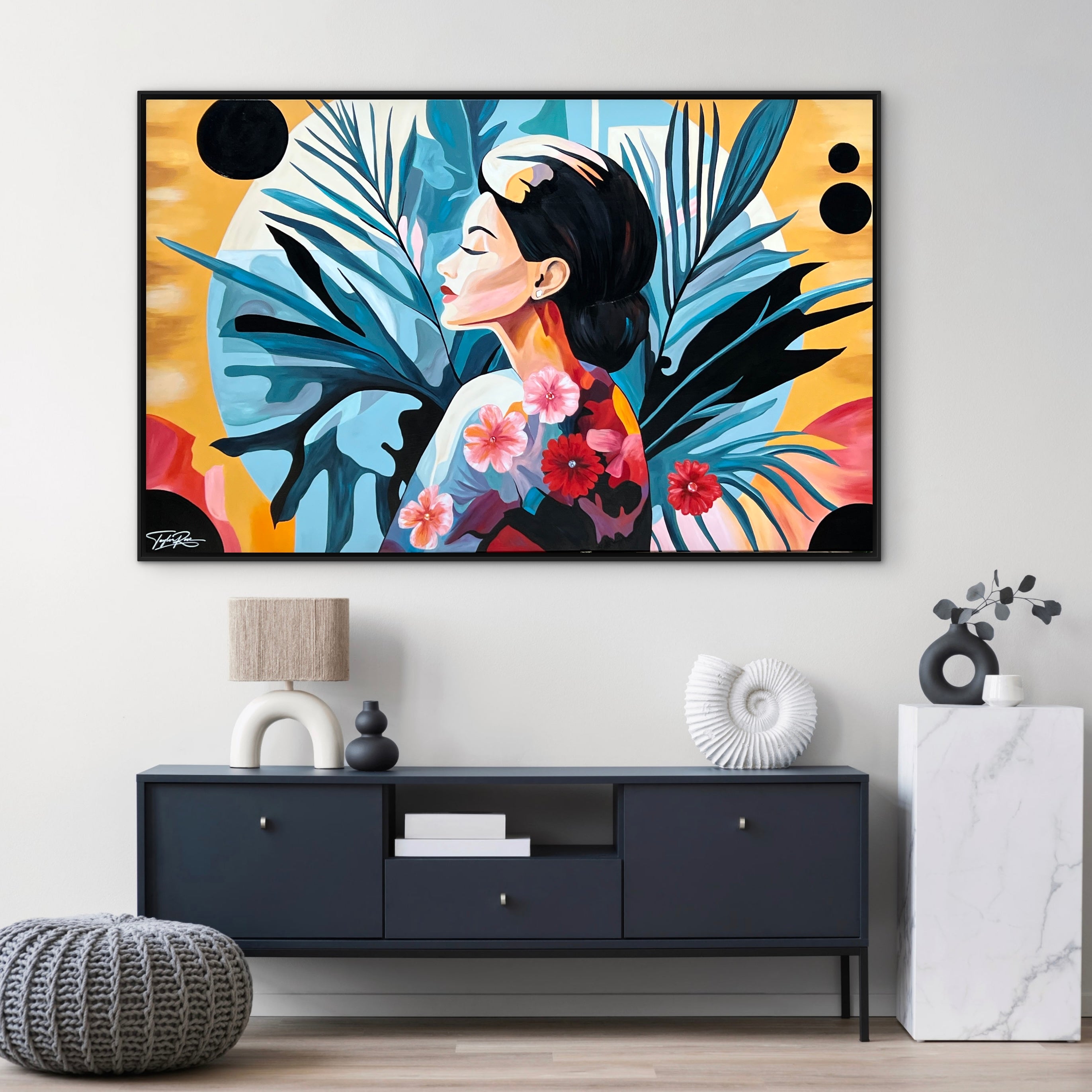 Tropical Class 160cm x 100cm Abstract Realism Pop Art Painting